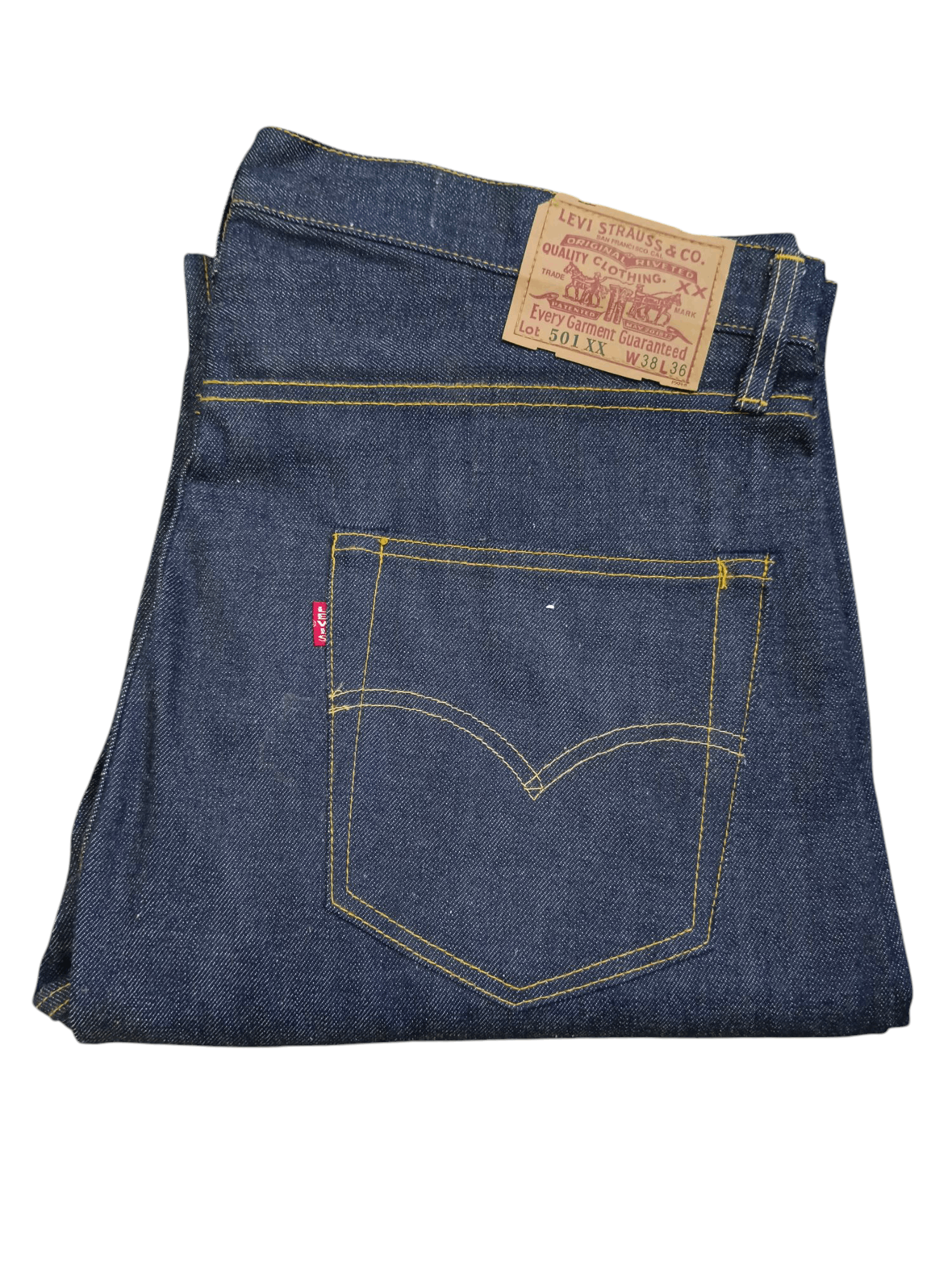 Levi's Vintage Clothing LEVIS VINTAGE DEADSTOCK 501 XX BIG E Size US 38 / EU 54 - 1 Thumbnail