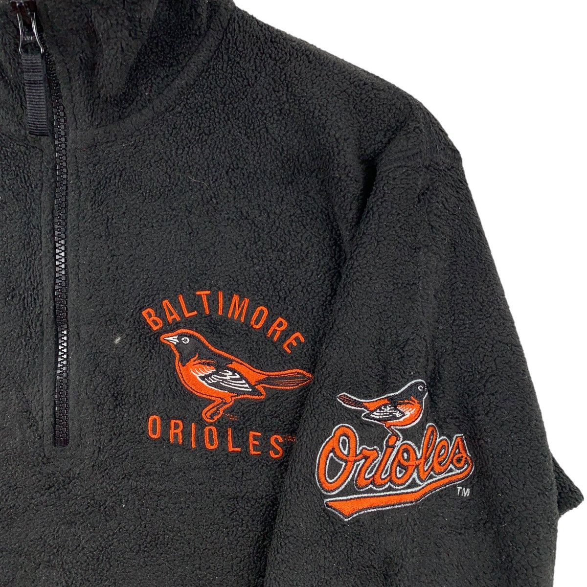 Vintage BALTIMORE ORIOLES MLB Baseball Team Half Zipper Sweatshirt Size US M / EU 48-50 / 2 - 4 Thumbnail