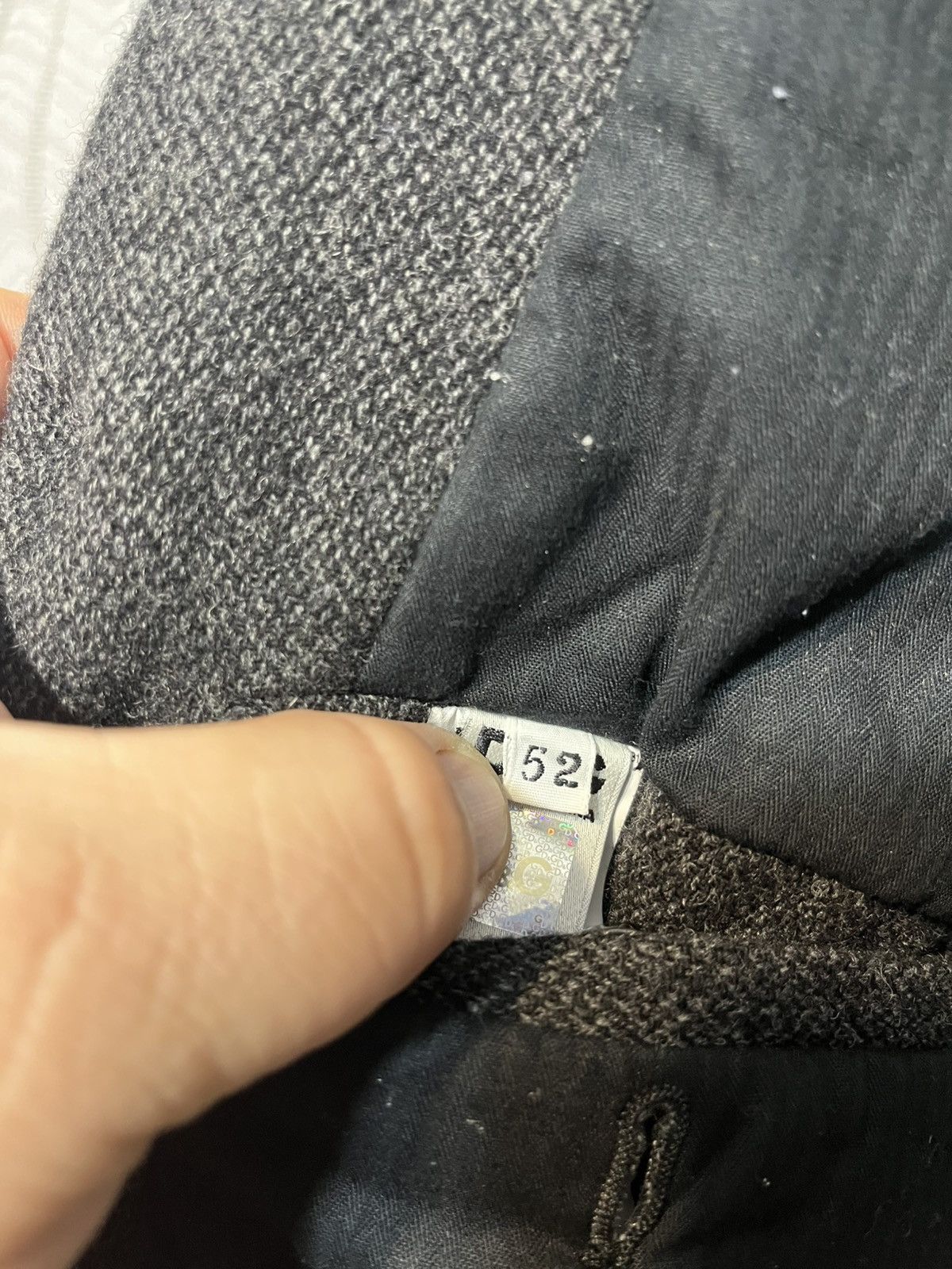 Dolce & Gabbana Dolce&Gabbana Vintage Men’s Wool Gray Double-Breasted Coat Size US L / EU 52-54 / 3 - 13 Thumbnail