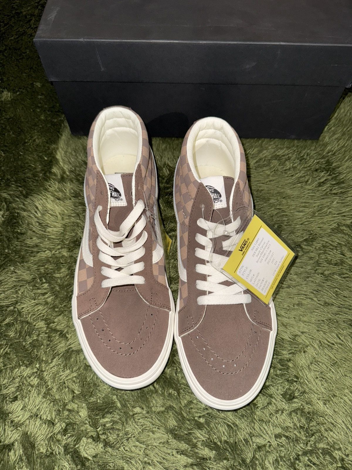 Vans [US 9] Vans Vault Skate Mid Sample Brown Checkerboard Size US 9 / EU 42 - 2 Thumbnail