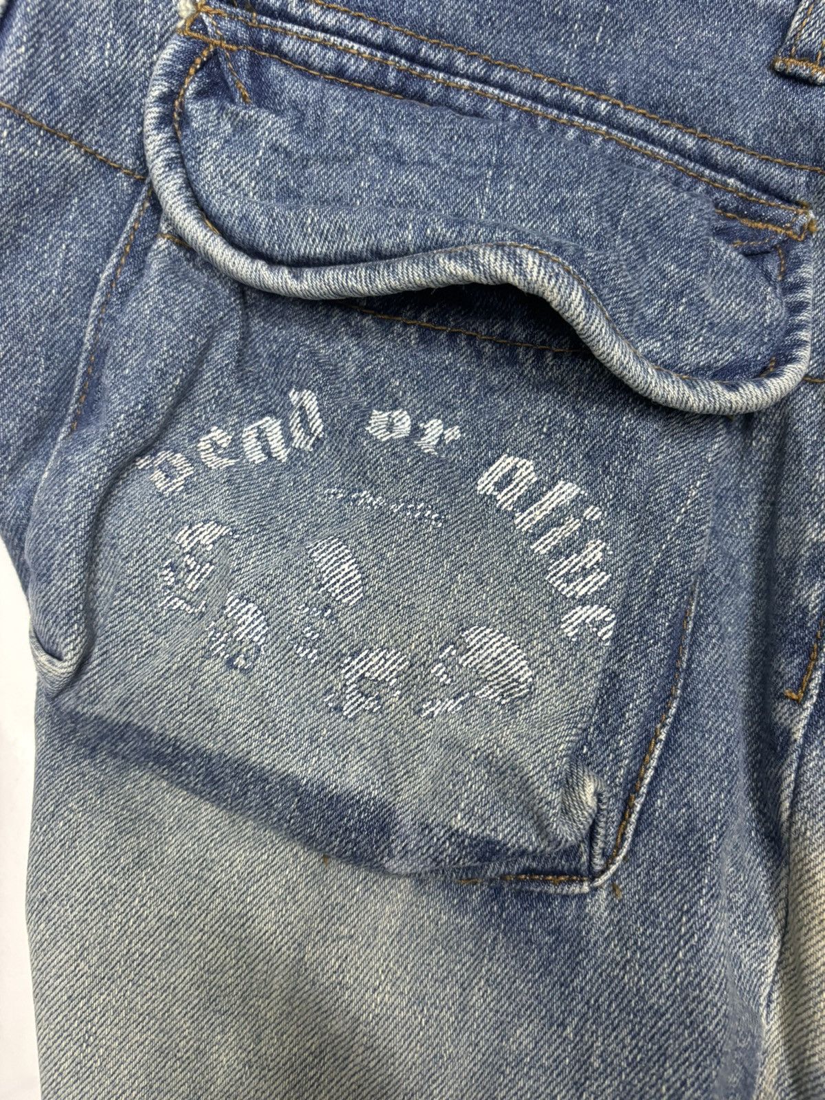 In The Attic SICK🔥IN THE ATTIC PUNK PARACHUTE BONDAGE JEANS Size US 30 / EU 46 - 13 Thumbnail