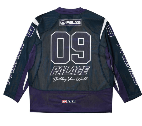 Palace Palace Building Your World Hockey Jersey Purple XXL Size US XXL / EU 58 / 5 - 2 Thumbnail