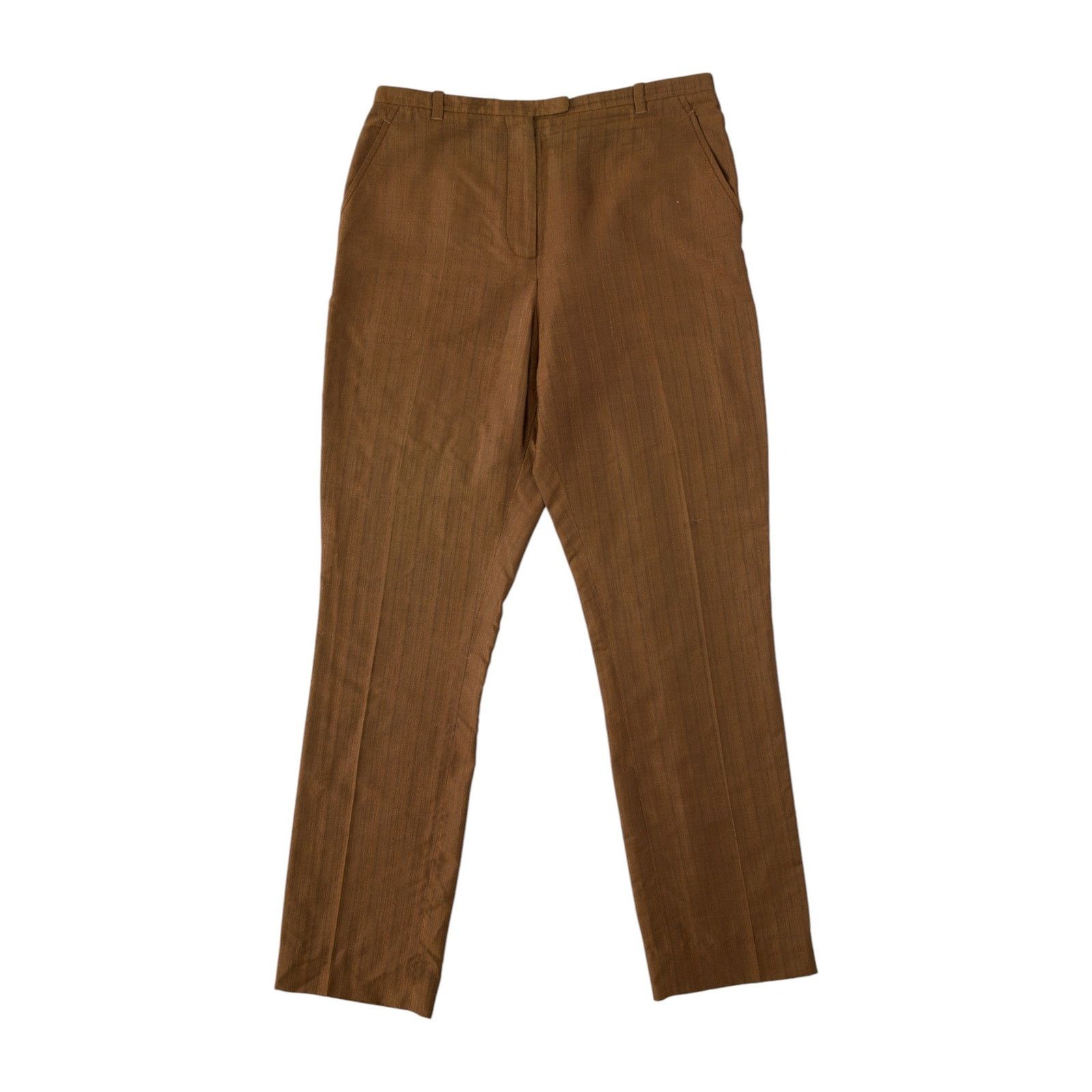 by Jean Paul Gaultier Silk Brown Pants