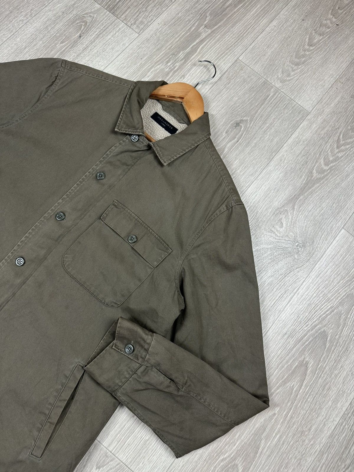 Allsaints ALLSAINTS Deck Shirt Military Work Jacket Men's Size L Size US L / EU 52-54 / 3 - 2 Thumbnail