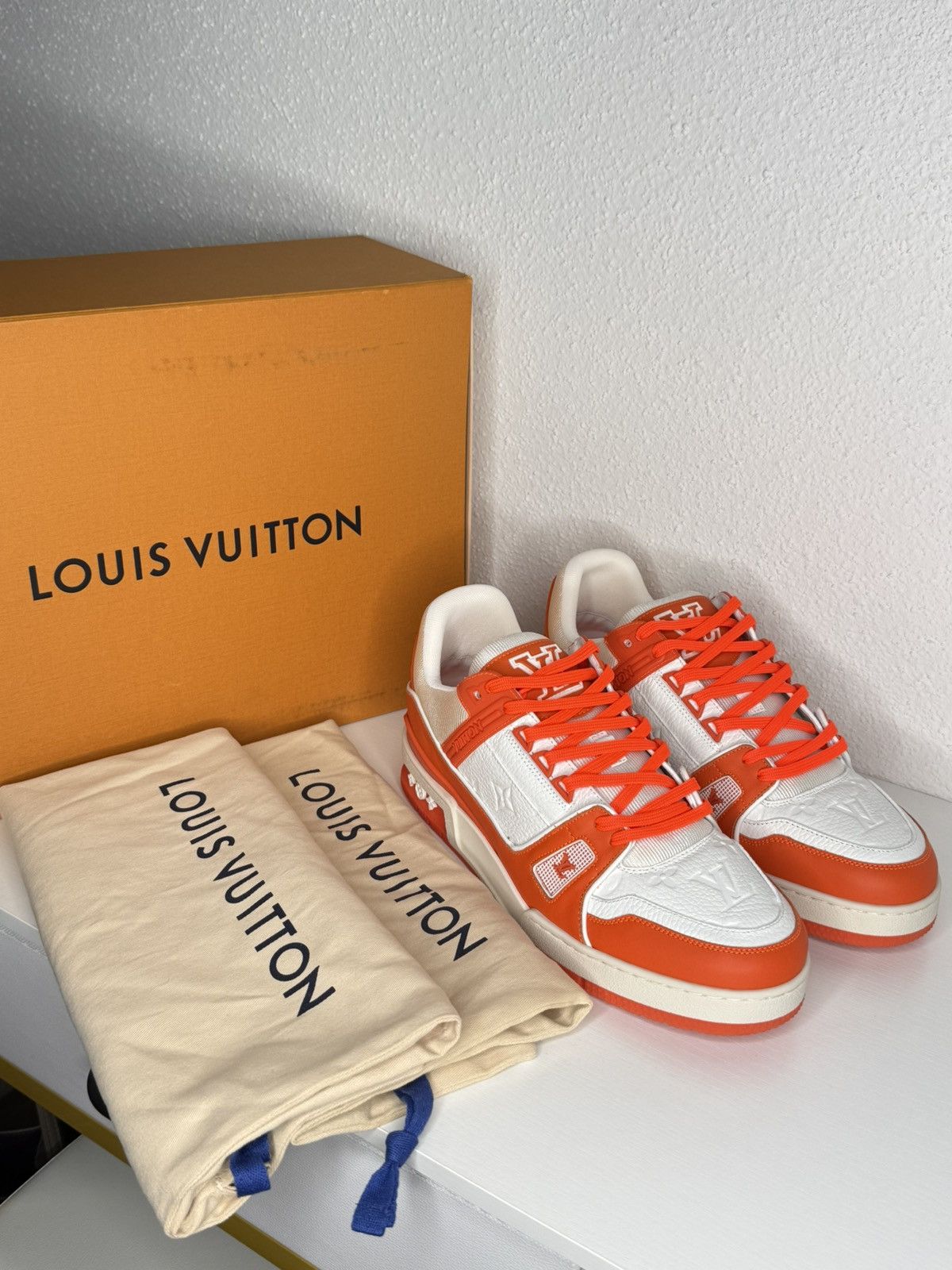 Louis Vuitton Louis Vuitton LV Trainer Orange Size US 9.5 / EU 42-43 - 1 Thumbnail