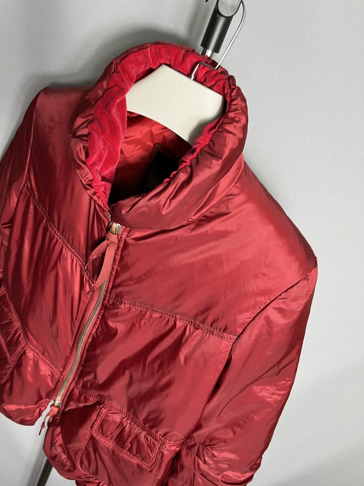 Marithe + Francois Girbaud MARITHE FRANCOIS GIRBAUD Red Puffer Down Jacket Designed Size M / US 6-8 / IT 42-44 - 4 Thumbnail