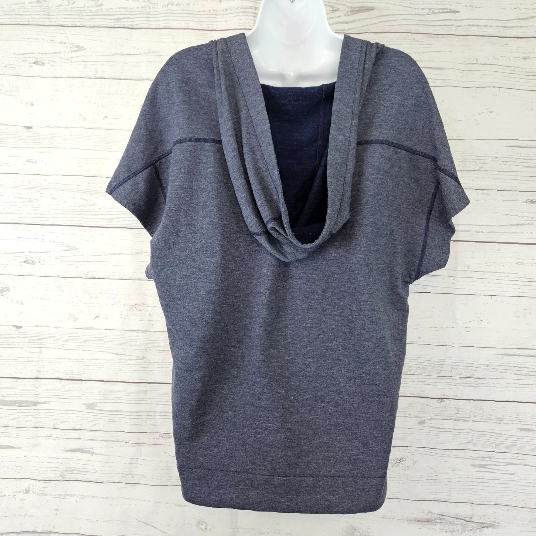 Smartwool Smartwool Womens Reset Hooded Pullover Sz Small Blue Wool Blend Hoodie Pullover Womens Small Blue Wool Blend Size S / US 4 / IT 40 - 3 Thumbnail