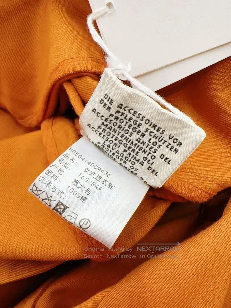 Hermes Hermes 20 Spring/Summer Mustard Cargo Jumpsuit Size 24" / US 00 / IT 34 - 7 Thumbnail