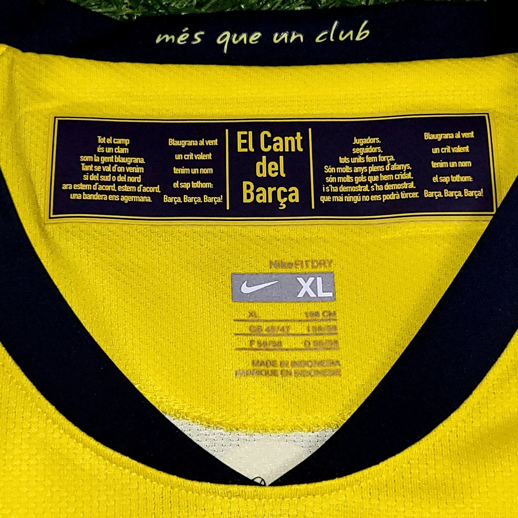 Nike Marquez Barcelona TREBLE SEASON 2008 2009 Away Soccer Jersey Size US XL / EU 56 / 4 - 5 Thumbnail