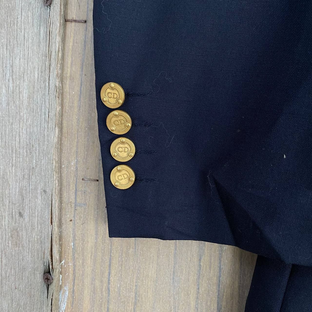 Christian Dior Monsieur Vintage Double Breasted Blazer Gold Button by Christian Dior Size US L / EU 52-54 / 3 - 8 Thumbnail