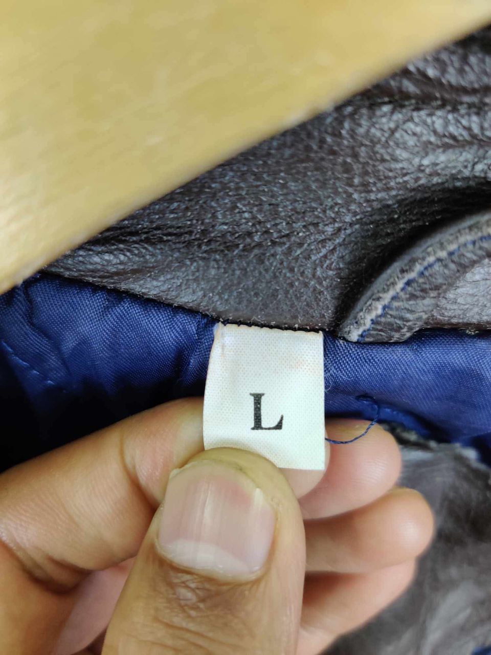 Vintage Authentic American Los Angeles Wool Varsity Leather Jacket Size US L / EU 52-54 / 3 - 14 Thumbnail