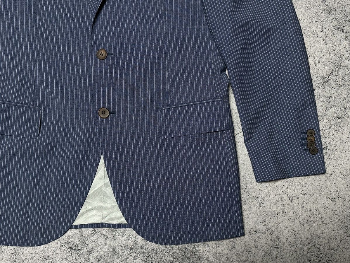Suitsupply Suitsupply Guabello Wool Mohair Striped Blazer Jacket Size 40R - 4 Thumbnail