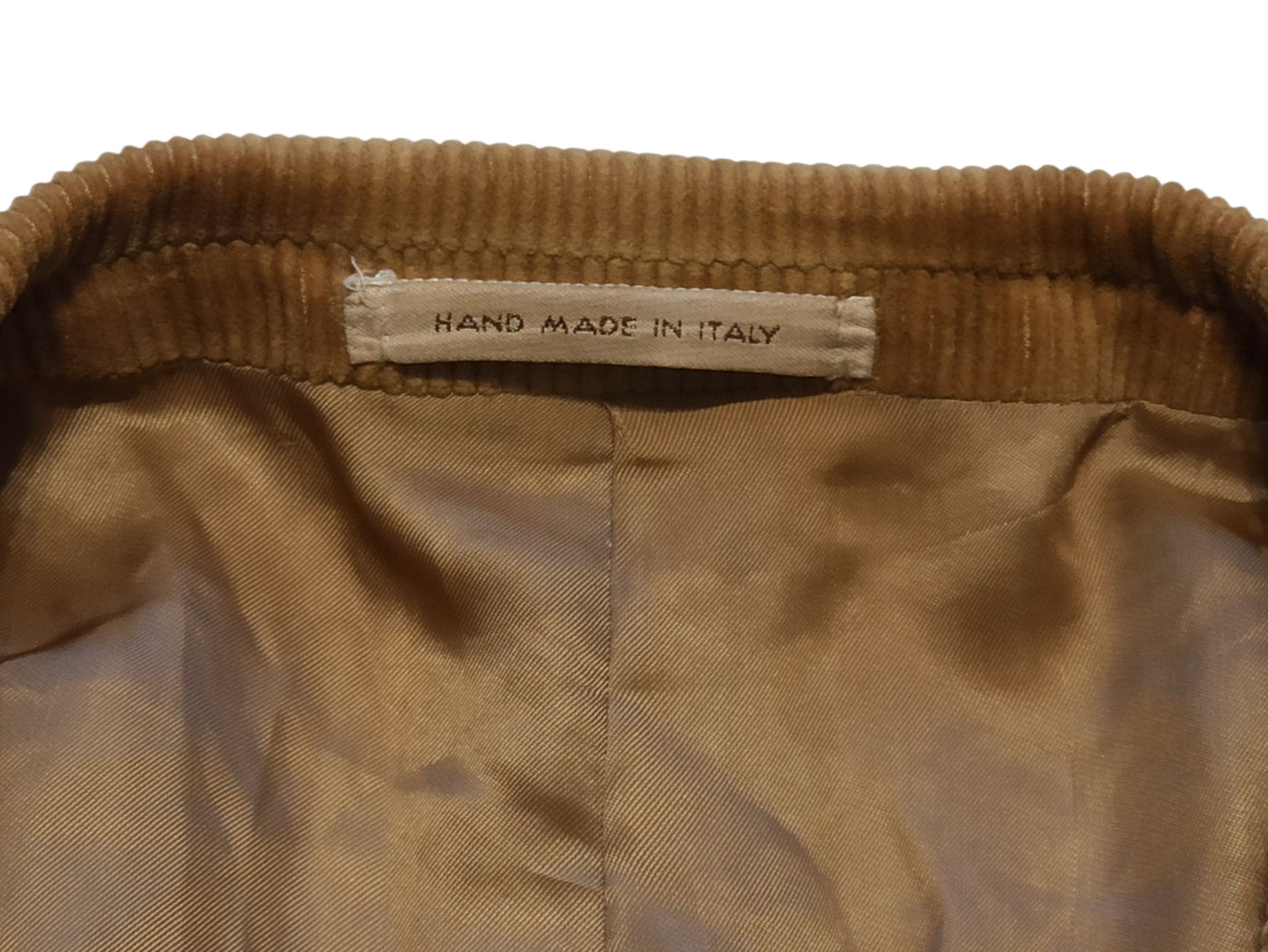 Caruso R.Caruso Vintage Handmade Corduroy Blazer IT 56 US 46 Size 46R - 2 Thumbnail