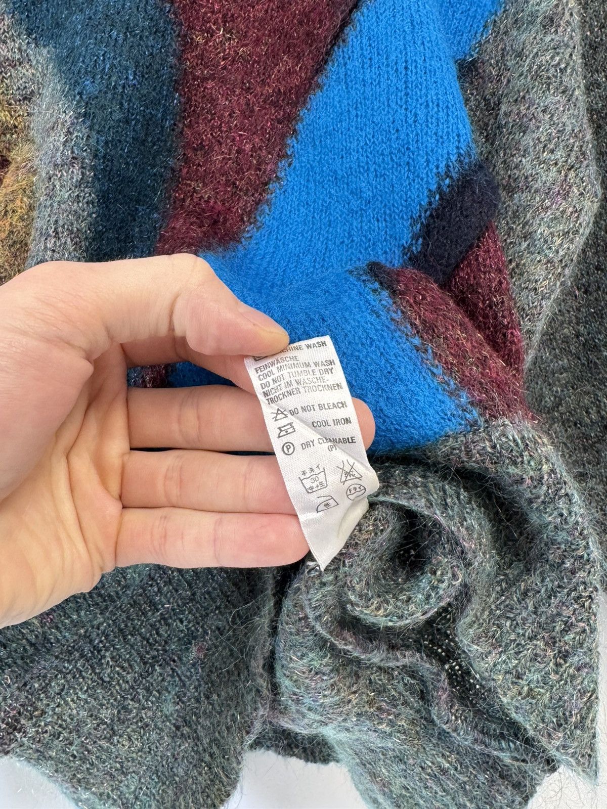 Escada Vintage Mohair Sweater Unique Escada Sweater Circa 1980's Size S / US 4 / IT 40 - 11 Thumbnail