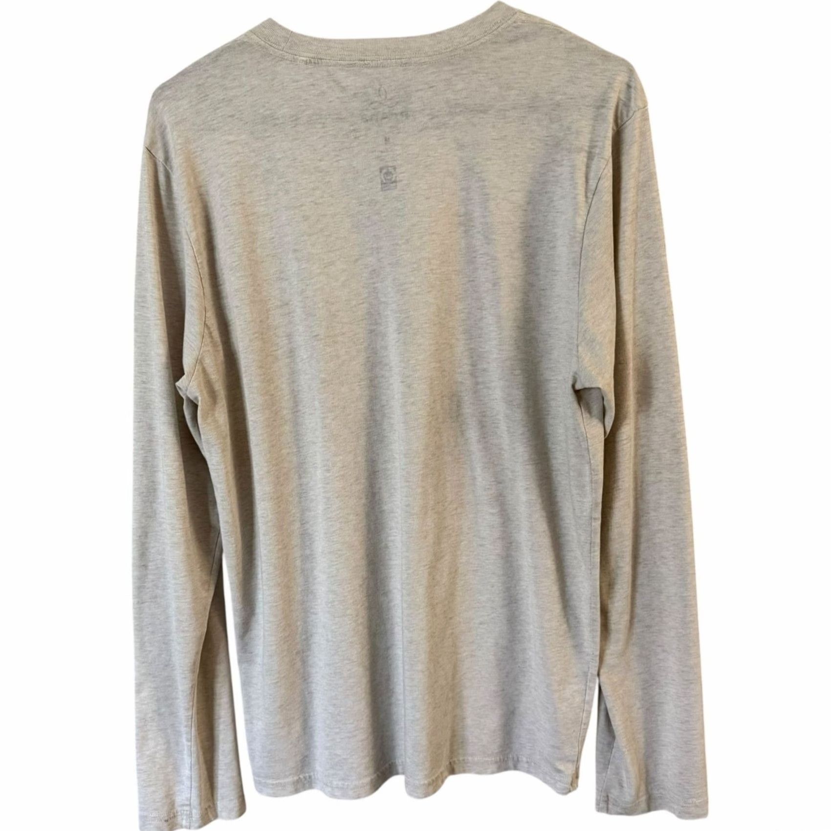 Prana prAna Long-Sleeve Shirt Oatmeal Mountain Art Graphic Logo Men's M Shirt Logo All Seasons Nature Outdoor Women? Mens Size US M / EU 48-50 / 2 - 4 Thumbnail