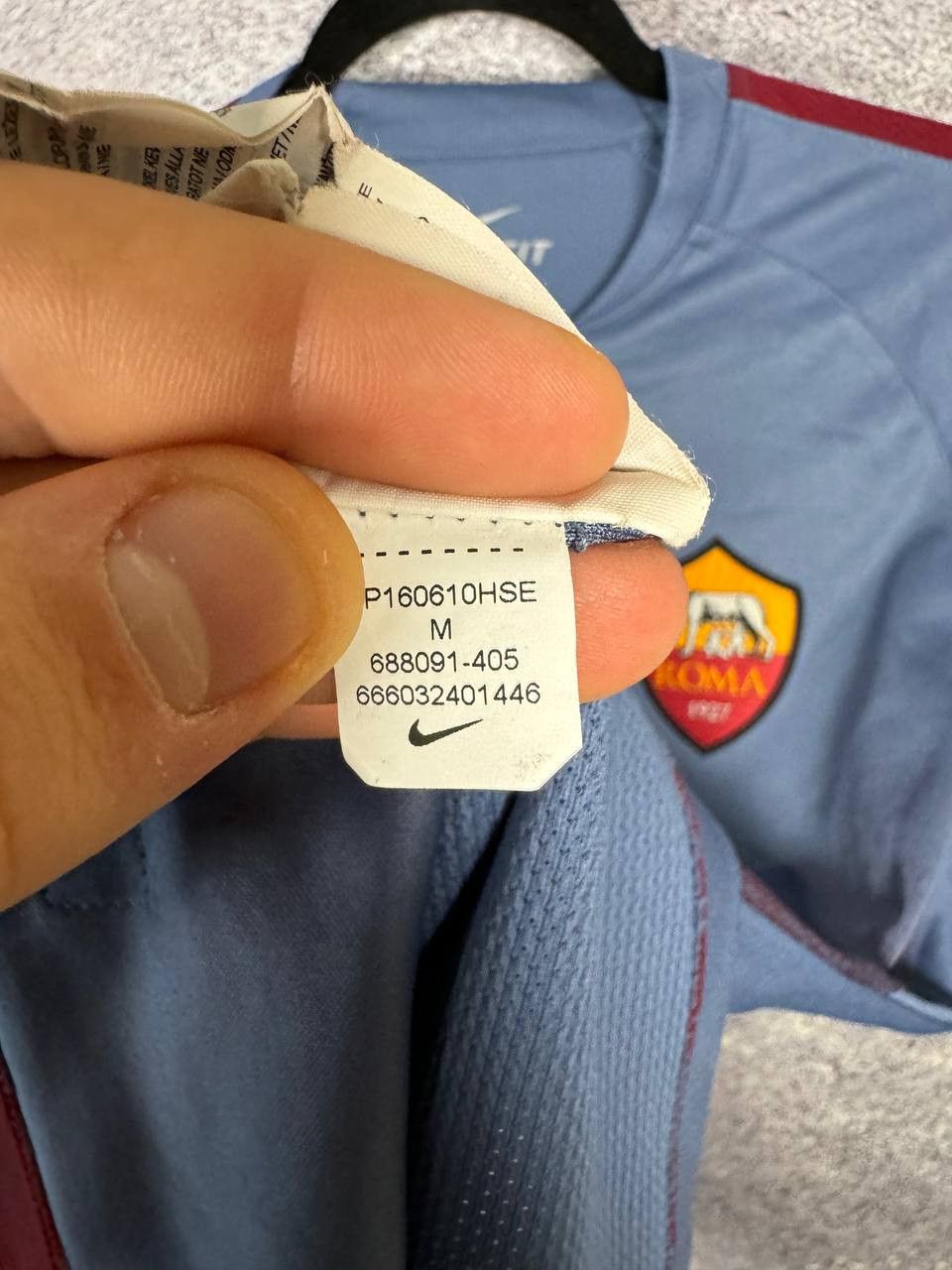Nike × Vintage Vintage AS Roma 2016/17 Nike Training Pre-Match Jersey Size US M / EU 48-50 / 2 - 13 Thumbnail