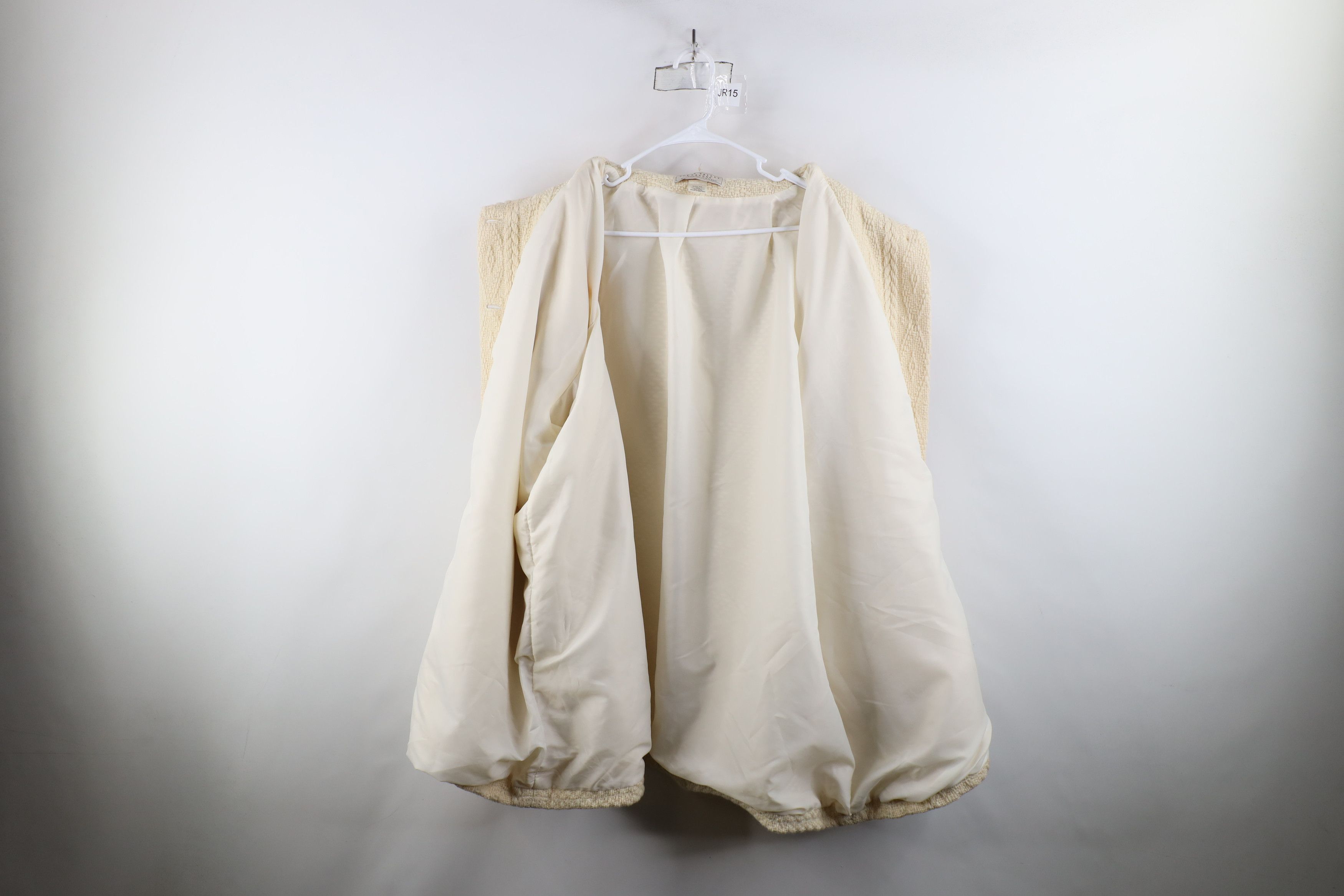 Vintage Vintage Streetwear Wool Fisherman Cable Knit Jacket Cream Size 3XL / US 20-22 - 10 Thumbnail