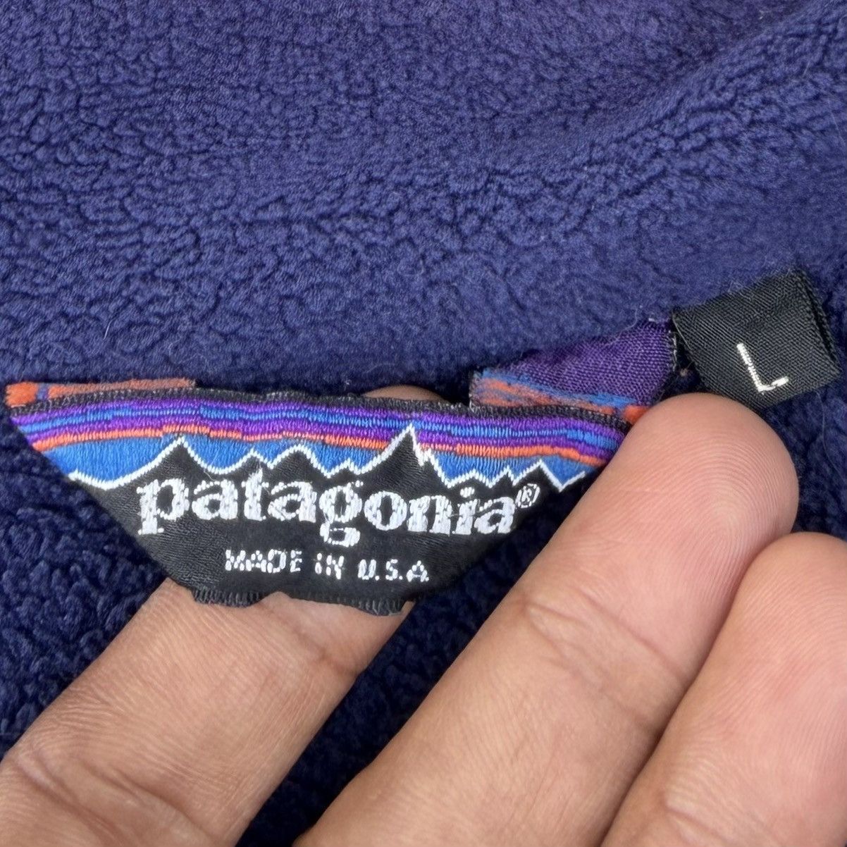 Patagonia Vintage 90s Patagonia Lined Fleece Bomber Jacket Size US L / EU 52-54 / 3 - 15 Thumbnail