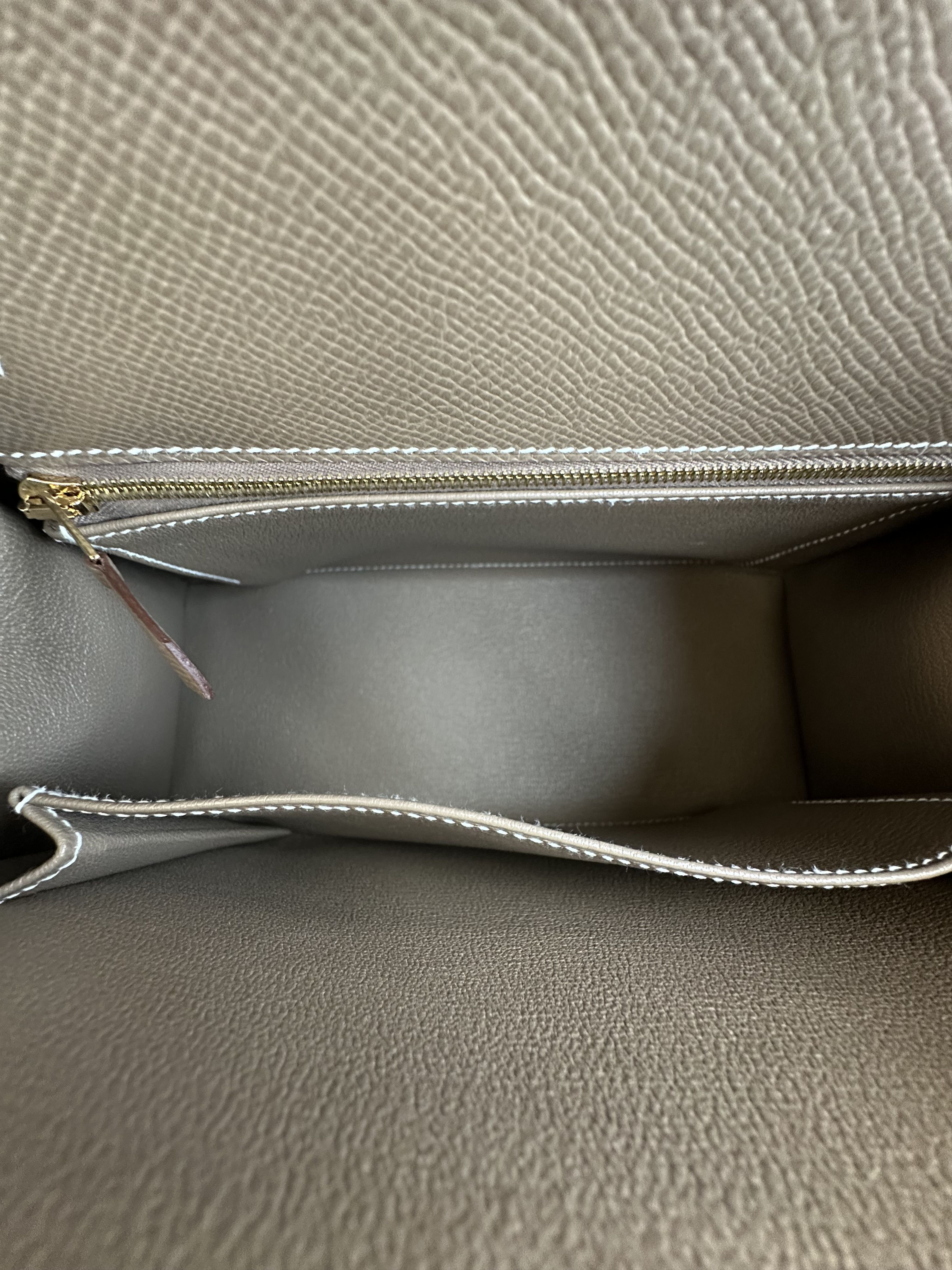 Hermes Hermes Etoupe Epsom Sellier & Gold Hardware Kelly 25 Size ONE SIZE - 6 Thumbnail