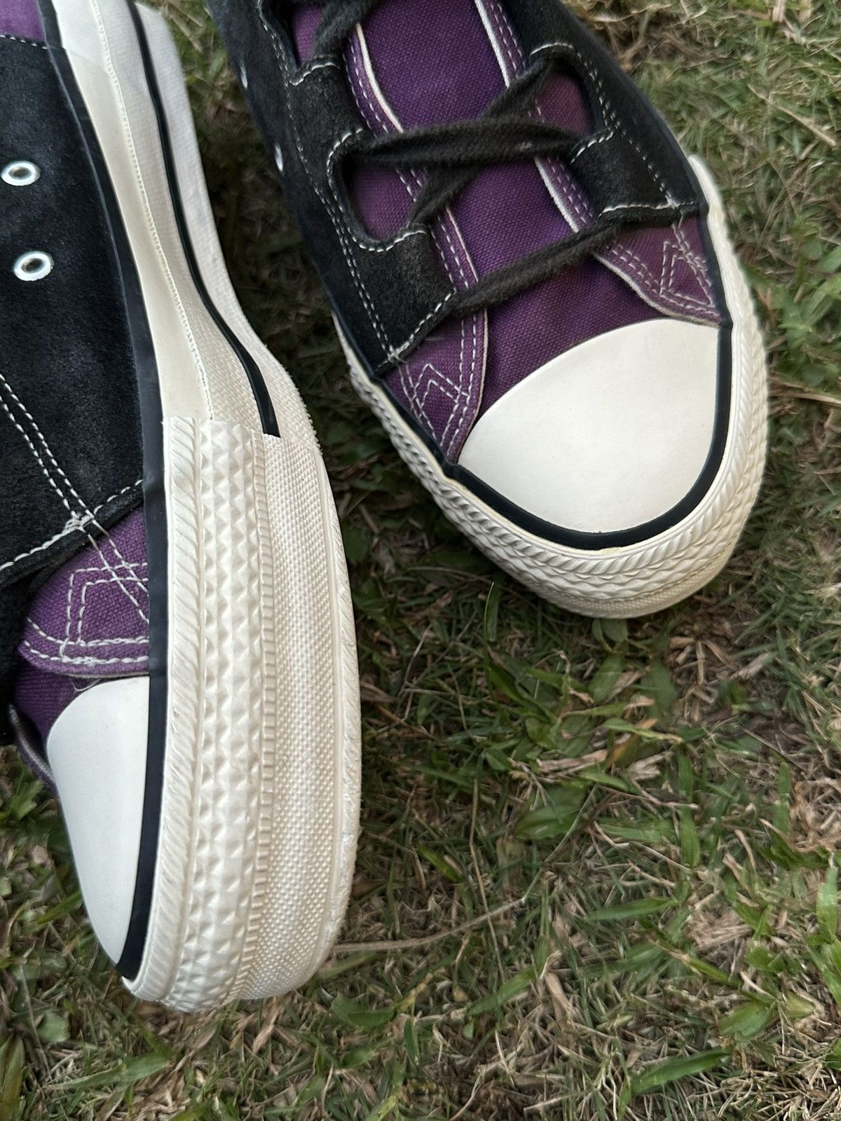 Needles Needles By Nepenthes Asymmetric Ghillie Low Top Sneakers Size US 8 / EU 41 - 14 Thumbnail