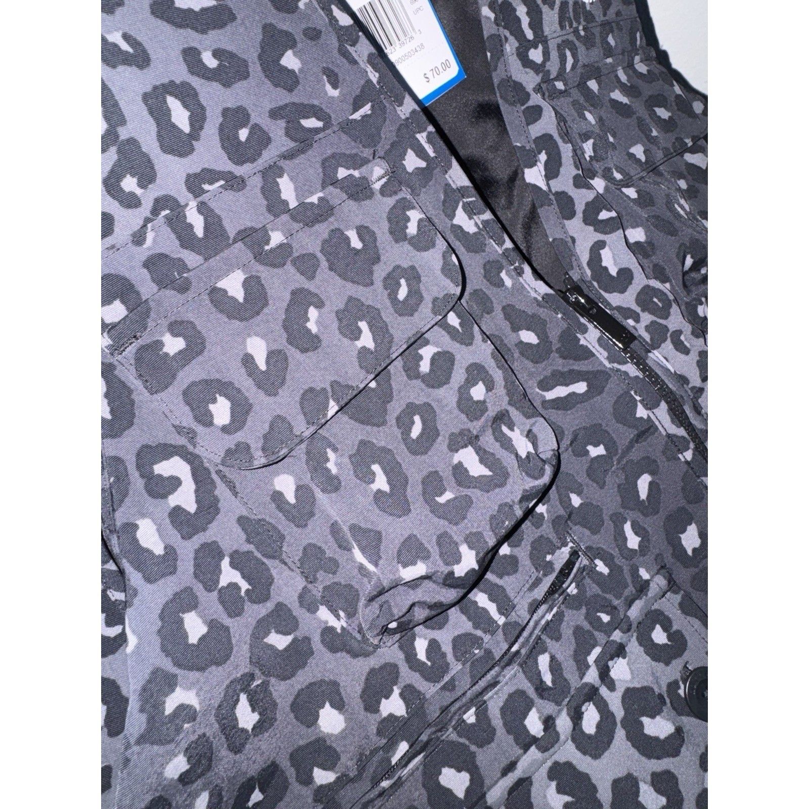 Adidas Small Adidas Utility Black Leopard Print Vest Jacket Size US S / EU 44-46 / 1 - 3 Thumbnail