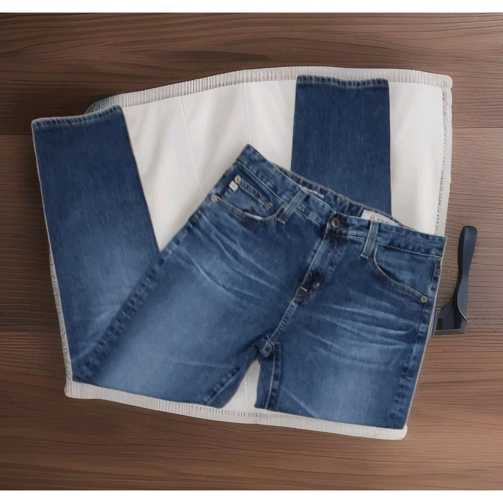 AG Adriano Goldschmied AG ED The Ex-Boyfriend Slim Slouchy In 10 Years Alliance Size 27" / US 4 / IT 40 - 3 Thumbnail