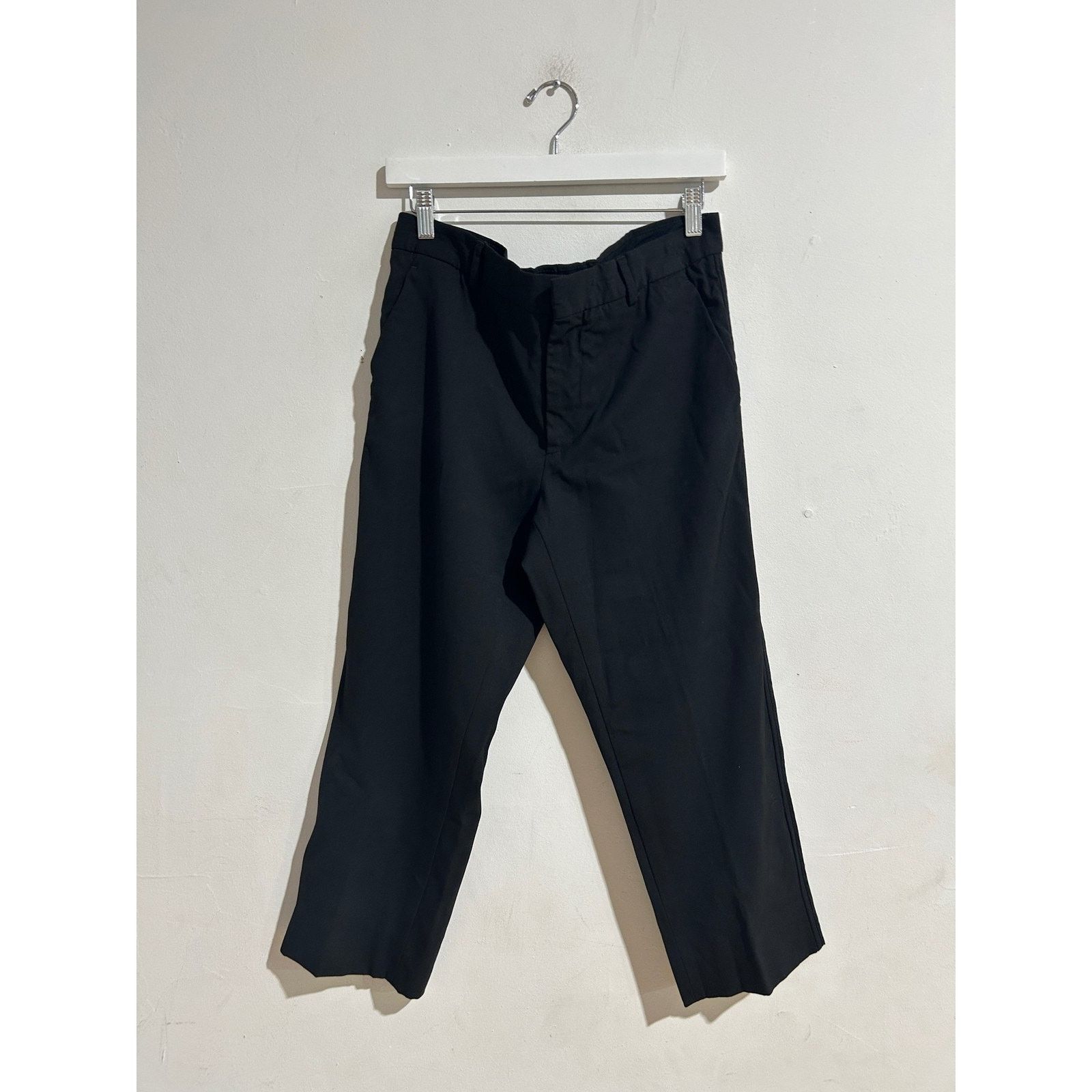 Maison Margiela MAISON MARGIELA CROPPED TROUSER SIZE 42 (US 32) PREOWNED Size US 32 / EU 48 - 1 Thumbnail
