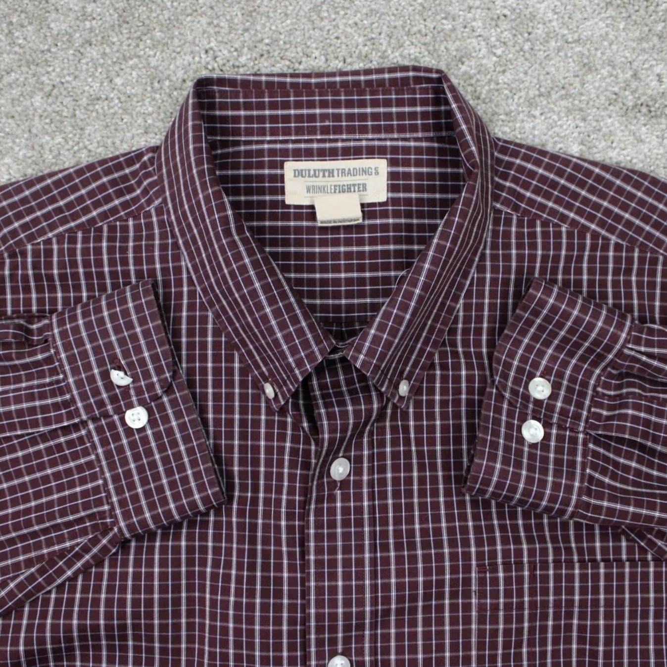 Vintage Duluth Men Shirt 3XL Red Check Button-Down L/S Cotton Relaxed Fit Vintage? No Size US XXL / EU 58 / 5 - 2 Thumbnail