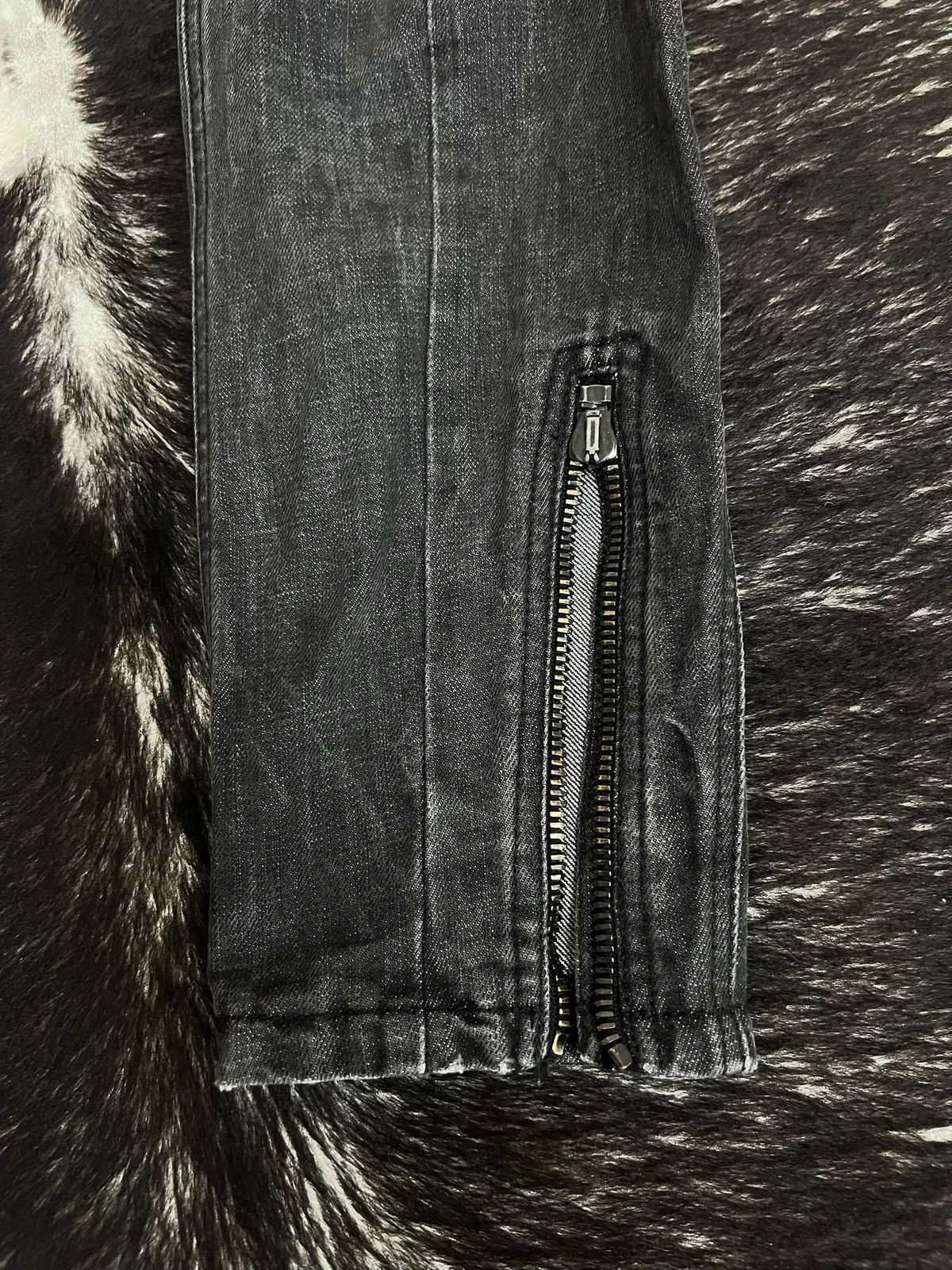 Balmain Balmain FW11 „Sakata“ Biker Denim (Prototype/Sample) Size US 30 / EU 46 - 5 Thumbnail