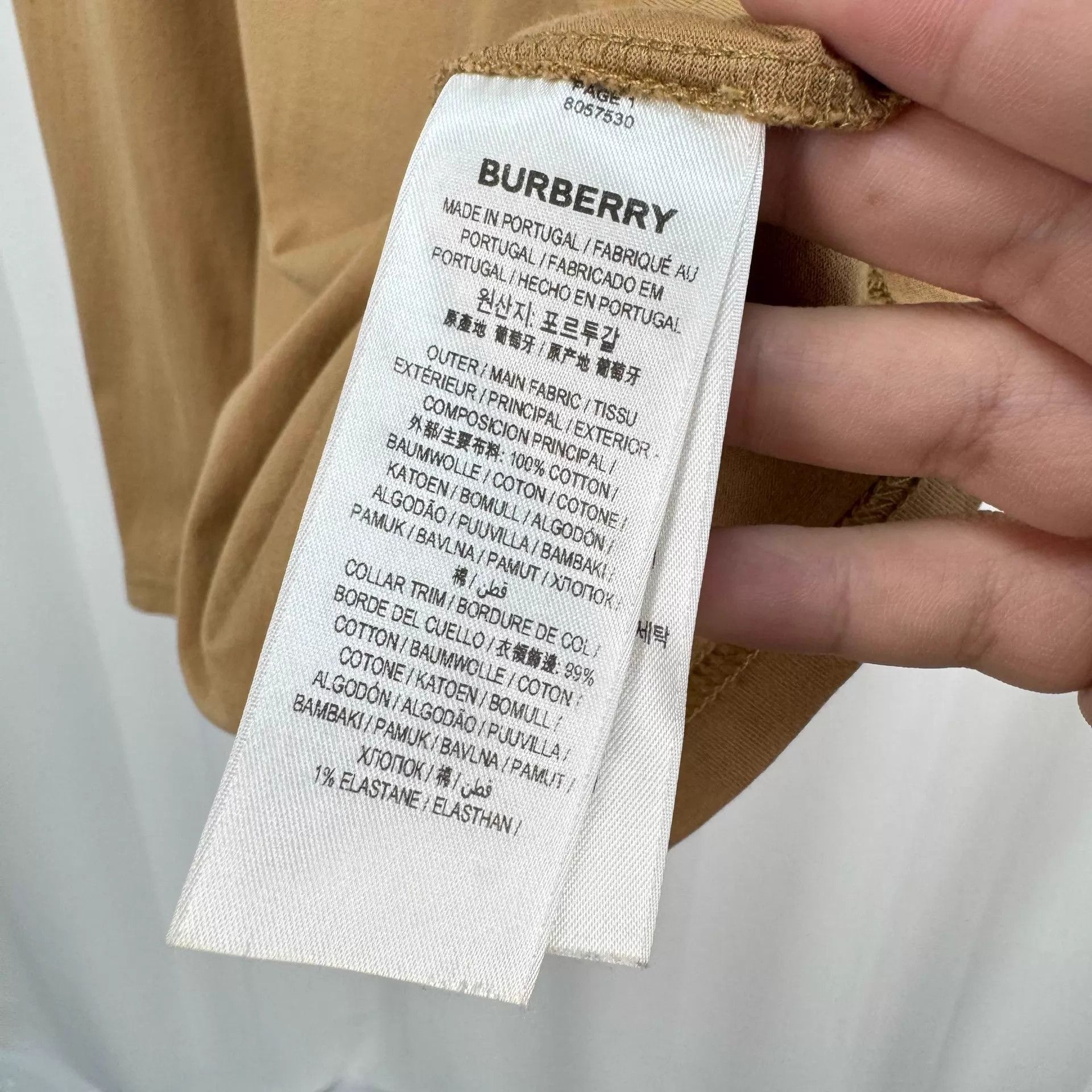 Burberry Burberry Logo Embroidered SS S 98 New Size US S / EU 44-46 / 1 - 7 Thumbnail