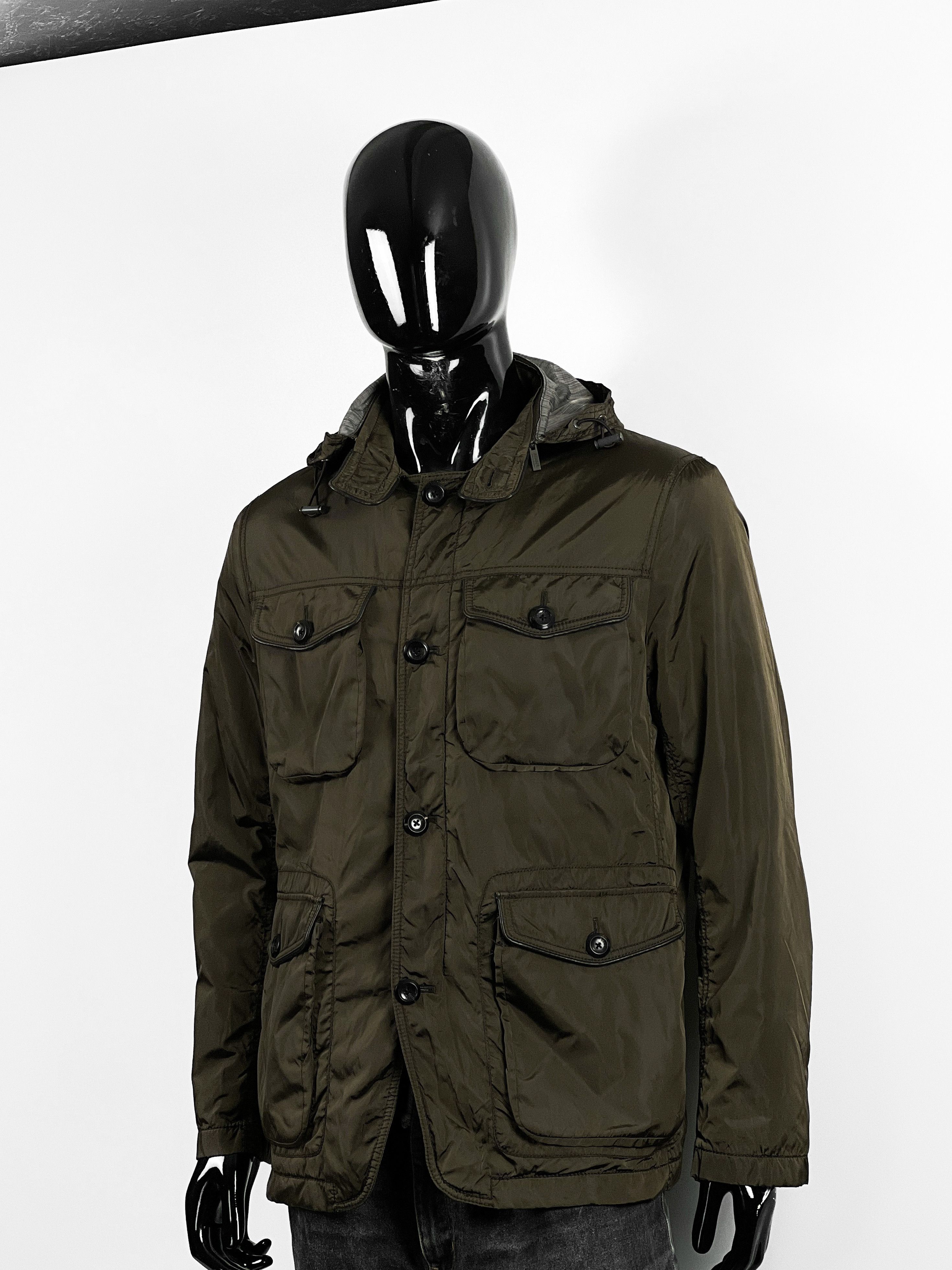 Armani Collezioni Armani Collezion Men`s Light Nylon Jacket Size US M / EU 48-50 / 2 - 1 Thumbnail