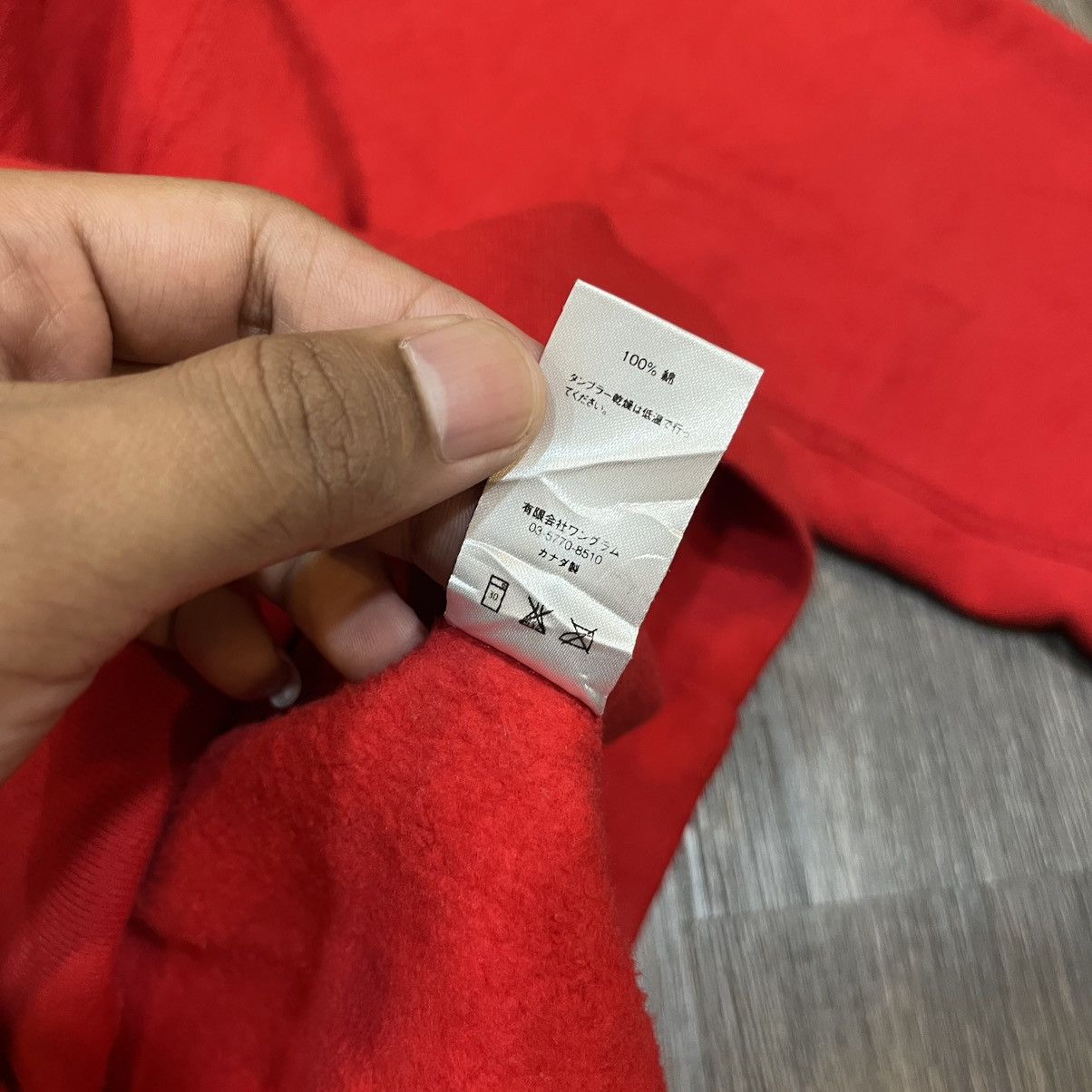Supreme Supreme FW/16 Embroidered Hoodie Red on Red Size US L / EU 52-54 / 3 - 10 Thumbnail