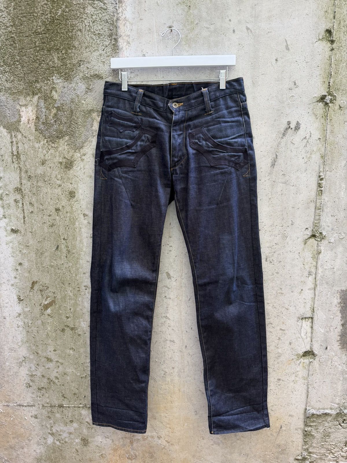 Number (N)ine SS09 Number Nine "Lonesome Heroes" Selvedge Jeans Size US 32 / EU 48 - 1 Thumbnail