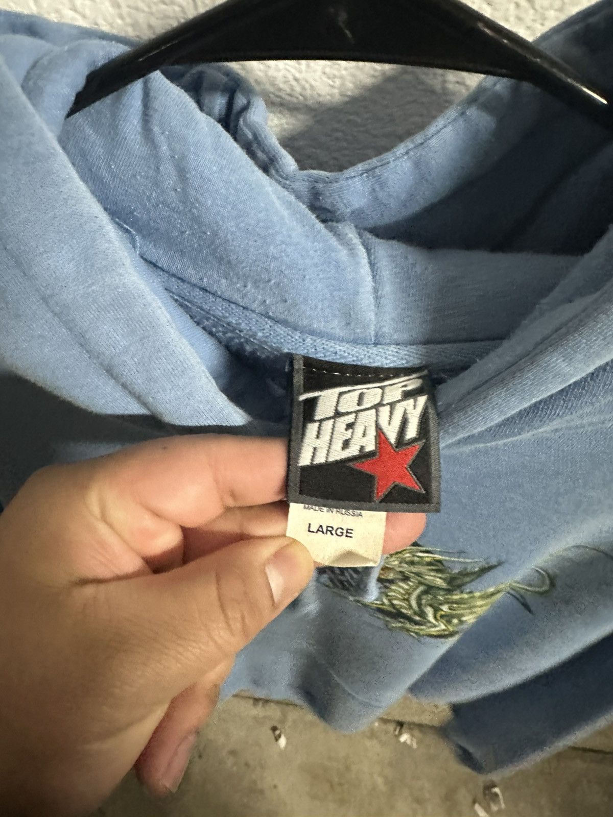 Other Y2K Top Heavy Blue Dragons Hoodie Size US L / EU 52-54 / 3 - 3 Thumbnail