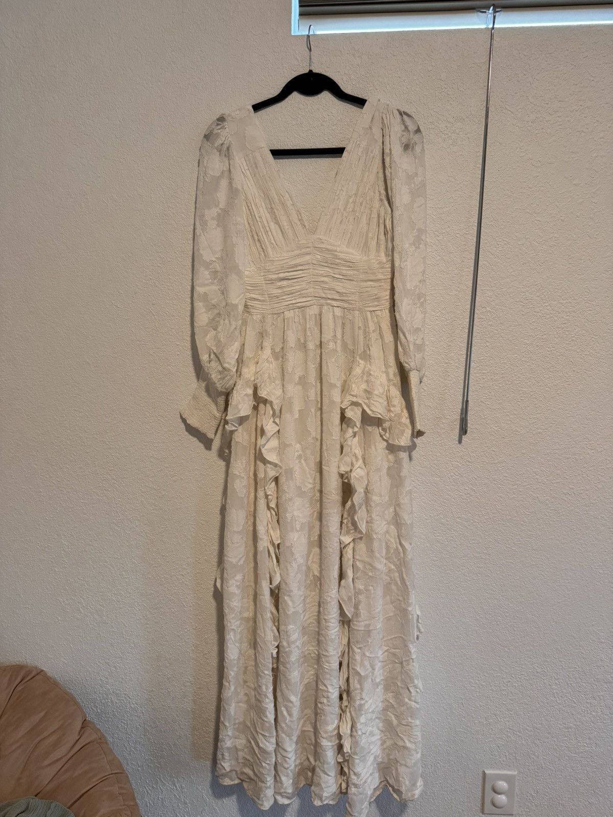 Anthropologie NEW BHLDN White/Ivory Maxi Dress- SIZE M Size M / US 6-8 / IT 42-44 - 1 Thumbnail