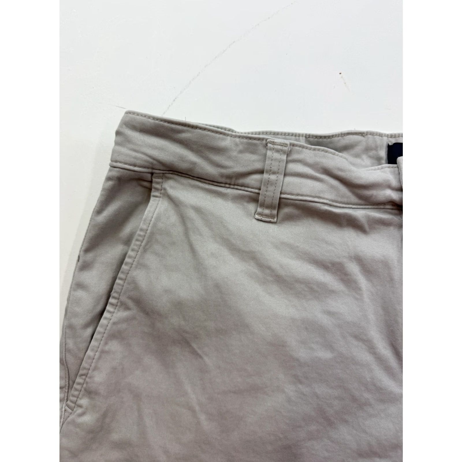 Vintage Daniel Hechter Pants Mens 36x28 Gray Chino Straight Flat Front Stretch Casual Size US 36 / EU 52 - 3 Thumbnail