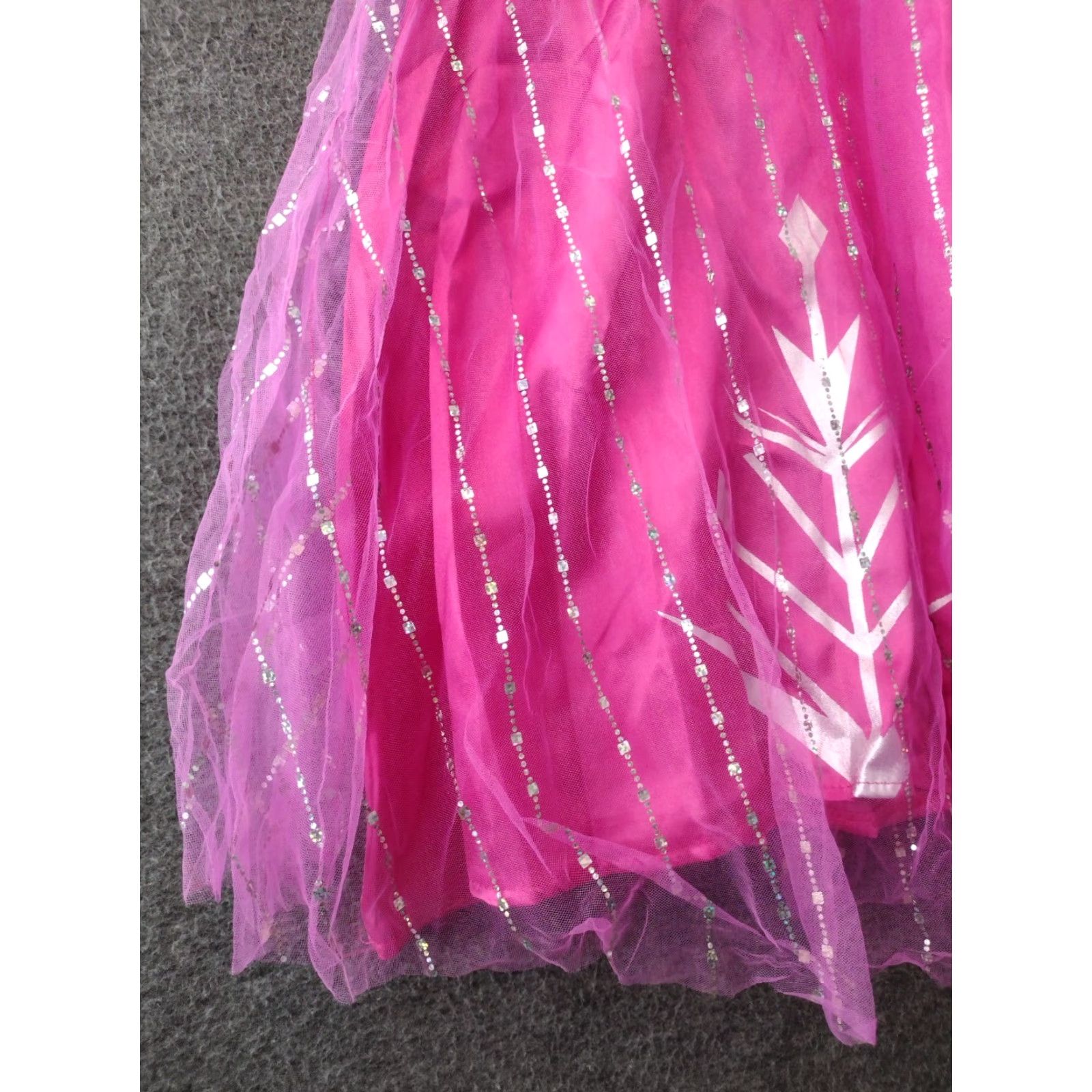 Vintage Fashion Princess Dress Up Girls S Small Pink Satin Rhinestones Costume Satine Dress Up Princess Girls S Pink Satin Rhinestones Costume Size ONE SIZE - 7 Thumbnail