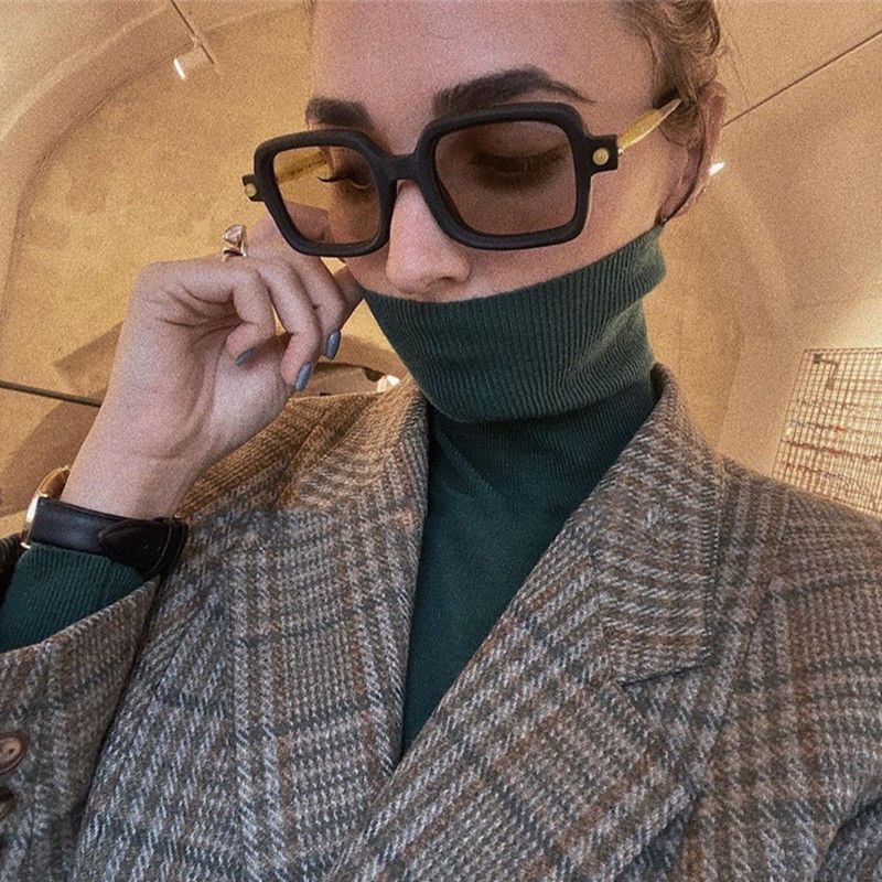 Electric Visual Retro Street ins style custom avant-garde sunglasses Size ONE SIZE - 3 Thumbnail