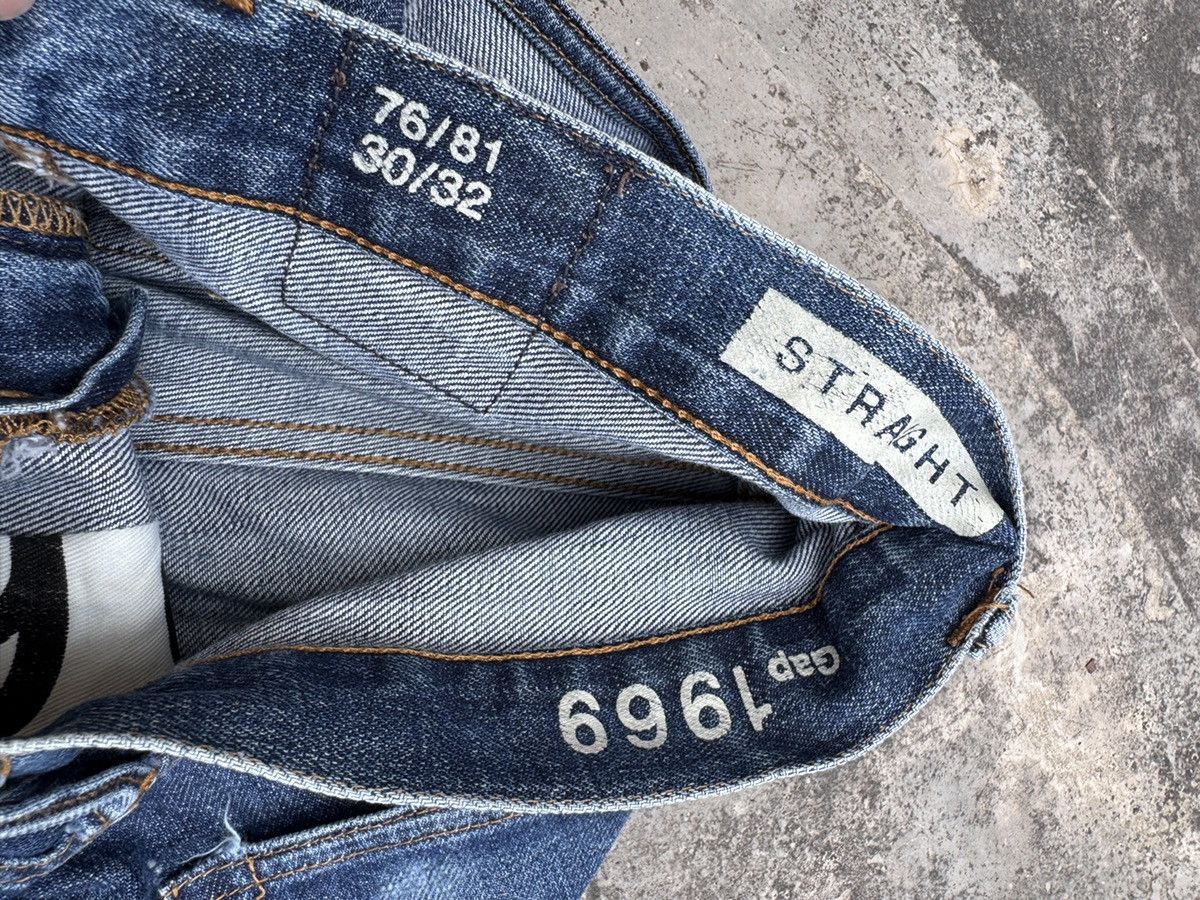 Gap Vintage GAP 1969 Straight Cut Distressed Jeans Size US 32 / EU 48 - 6 Thumbnail