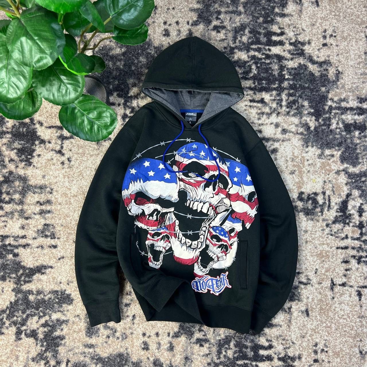 No Fear No Fear Big Skulls Logo Vintage Y2K Hoodie Affliction Style Size US L / EU 52-54 / 3 - 1 Thumbnail