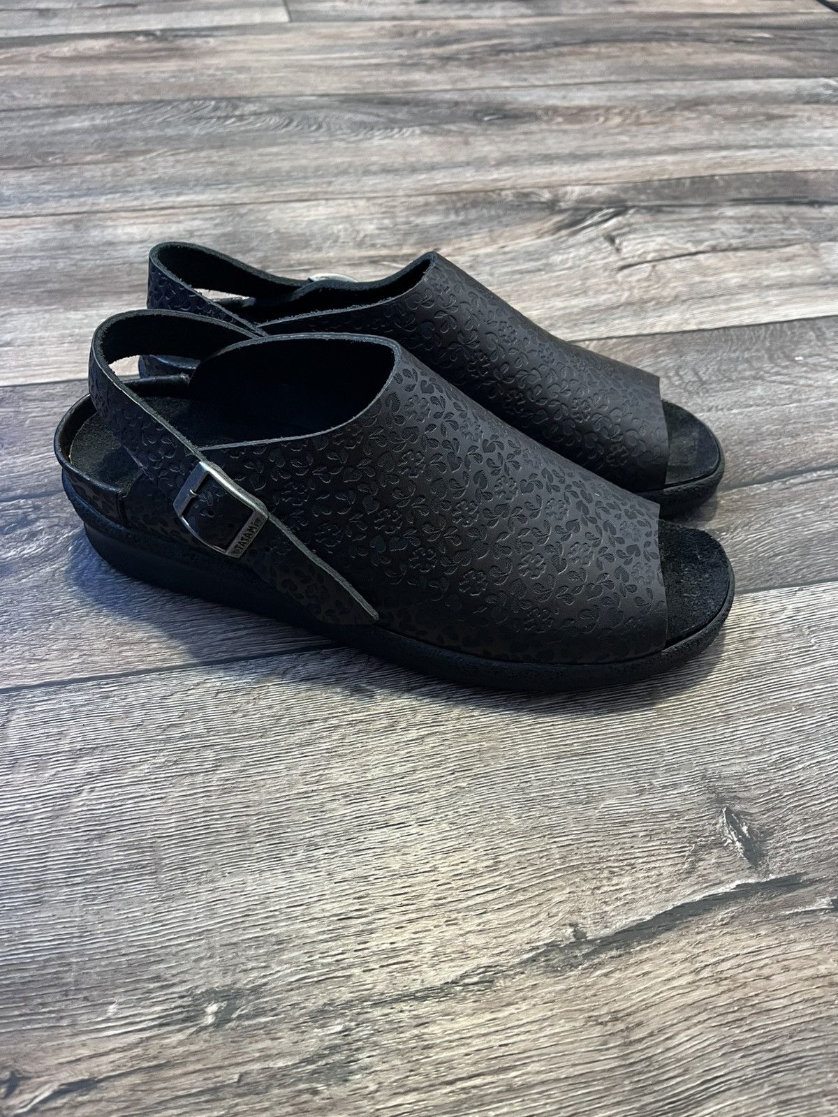 Birkenstock Birkenstock Tatami Black Pattern AvantGarde Clogs Sabots Size US 11 / IT 41 - 3 Thumbnail