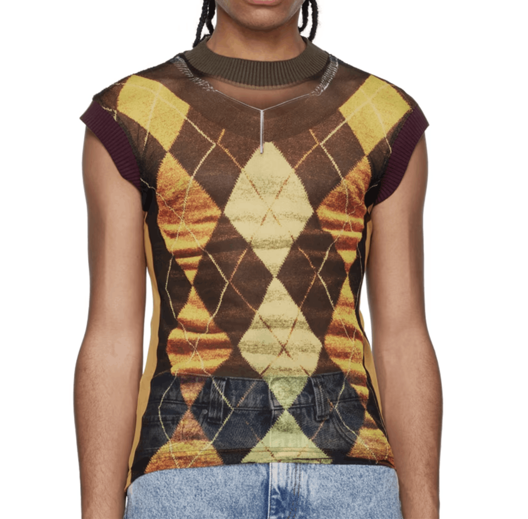 Jean Paul Gaultier × Y/Project Y/Project x Jean Paul Gaultier Trompe L'oeil Tank Top Size US L / EU 52-54 / 3 - 5 Thumbnail