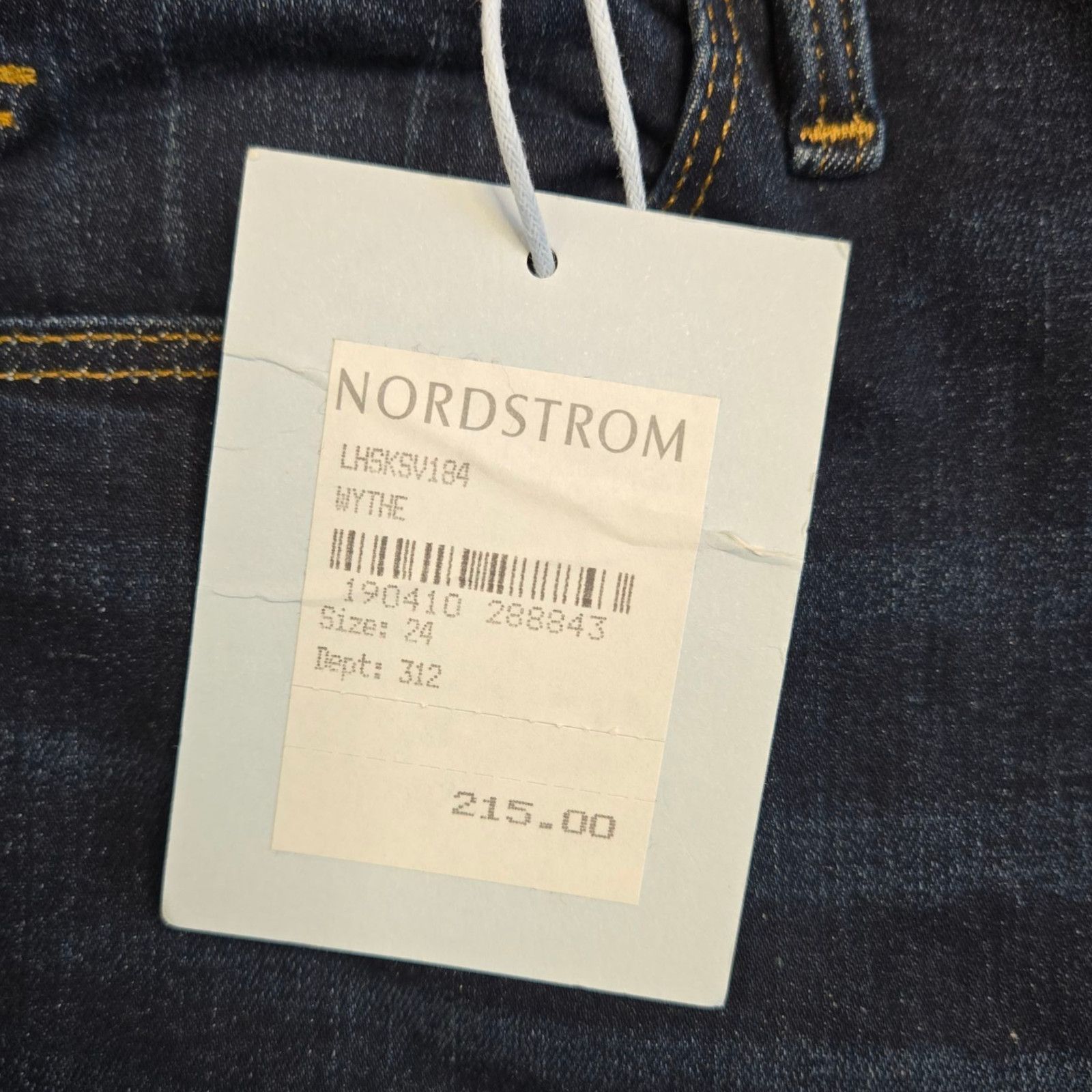 Frame FRAME Dark Wash High Waisted Le High Skinny Jeans Size 24 Size 24" / US 00 / IT 34 - 7 Thumbnail