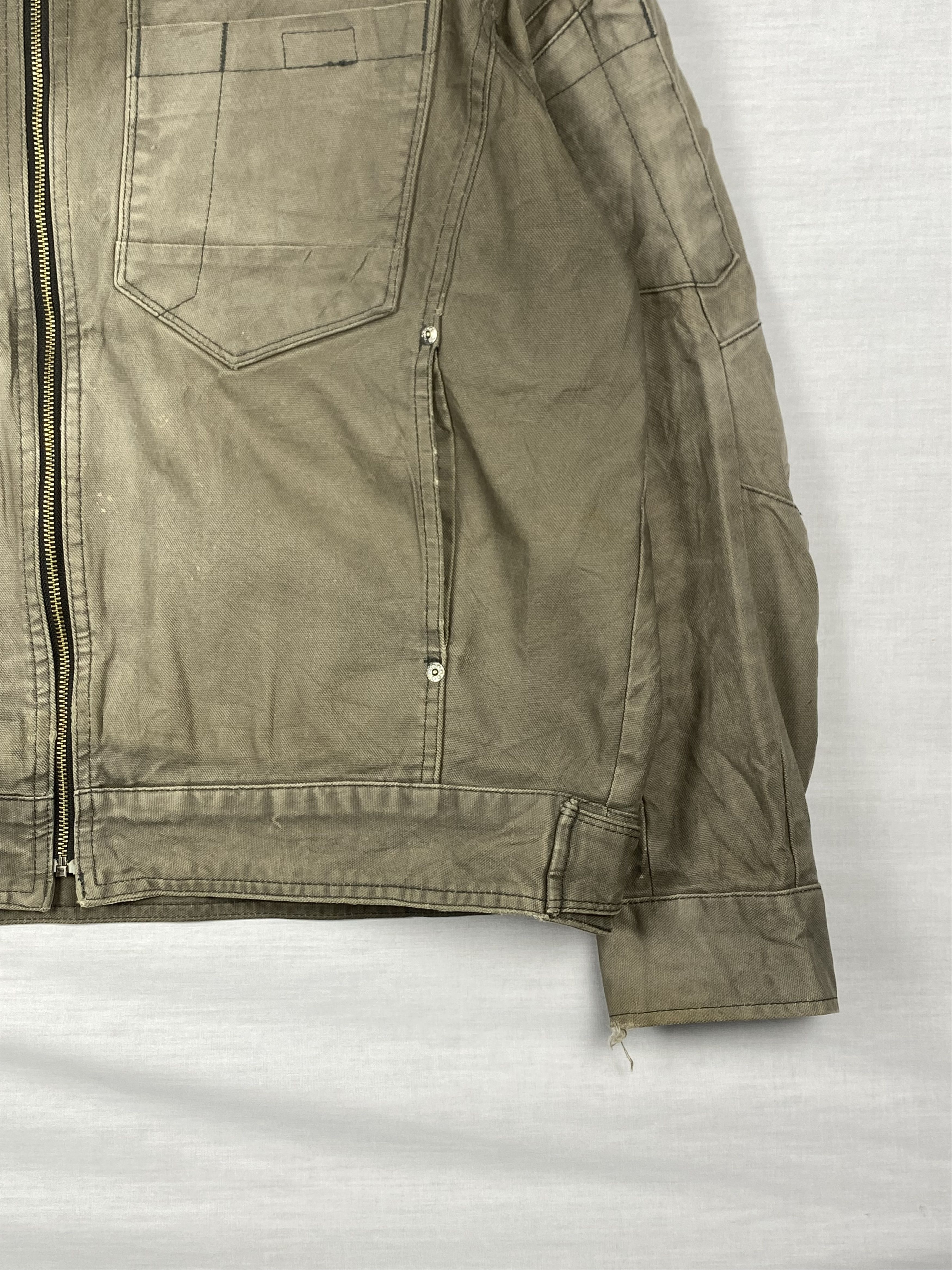Japanese Brand Vintage Japanese Brand Multi Pocket Faded Canvas Jacket Size US L / EU 52-54 / 3 - 6 Thumbnail