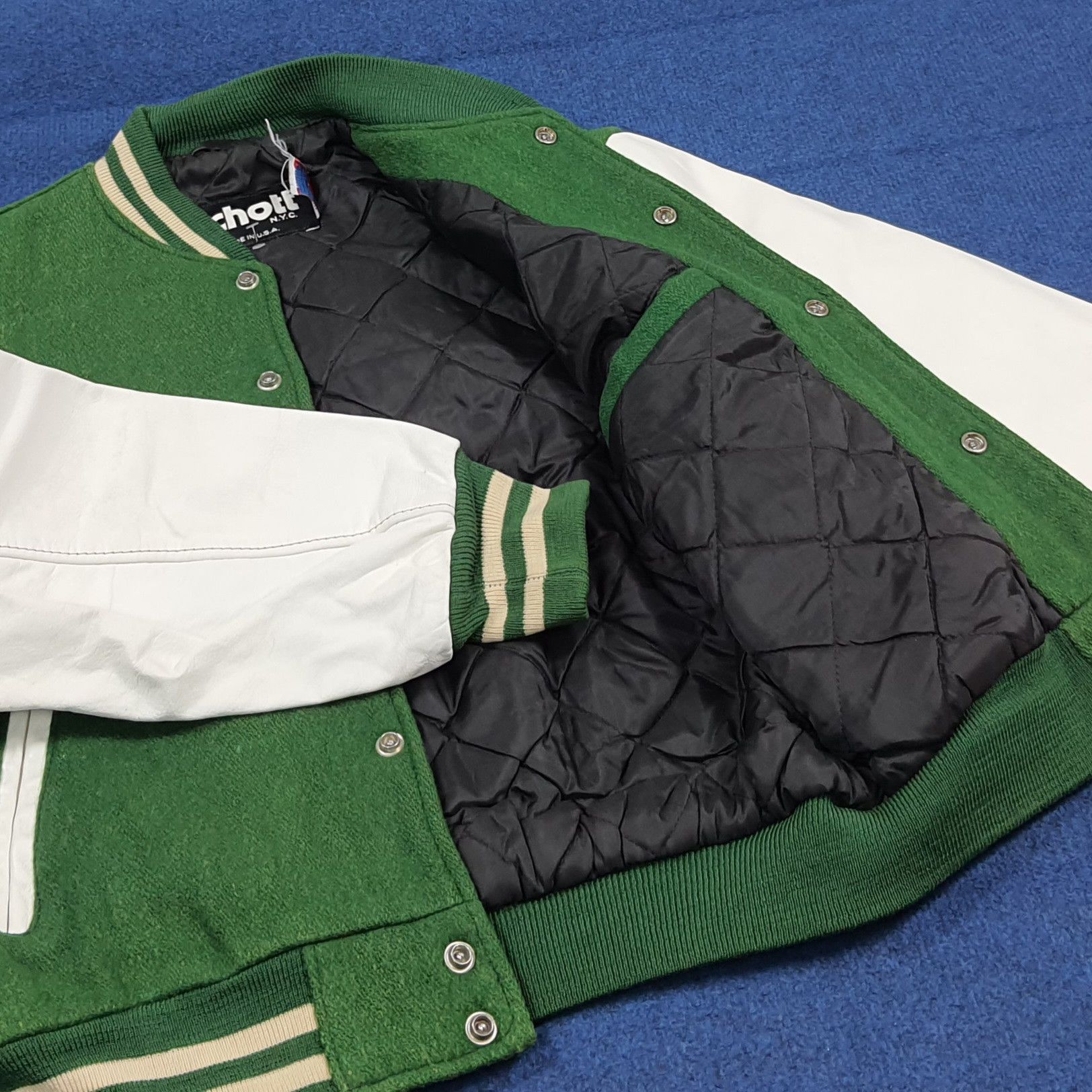 Schott Vintage Schott NYC Varsity Letterman Bomber Jacket C292N18 Size US M / EU 48-50 / 2 - 7 Thumbnail