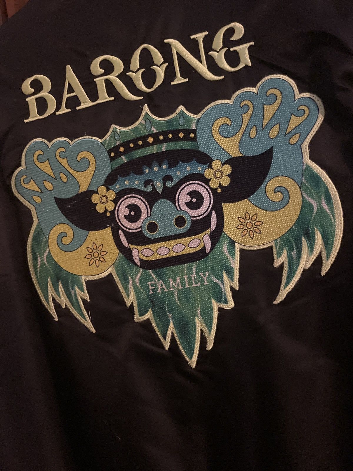 Daily Paper Barong family bomber (black/green) | Grailed