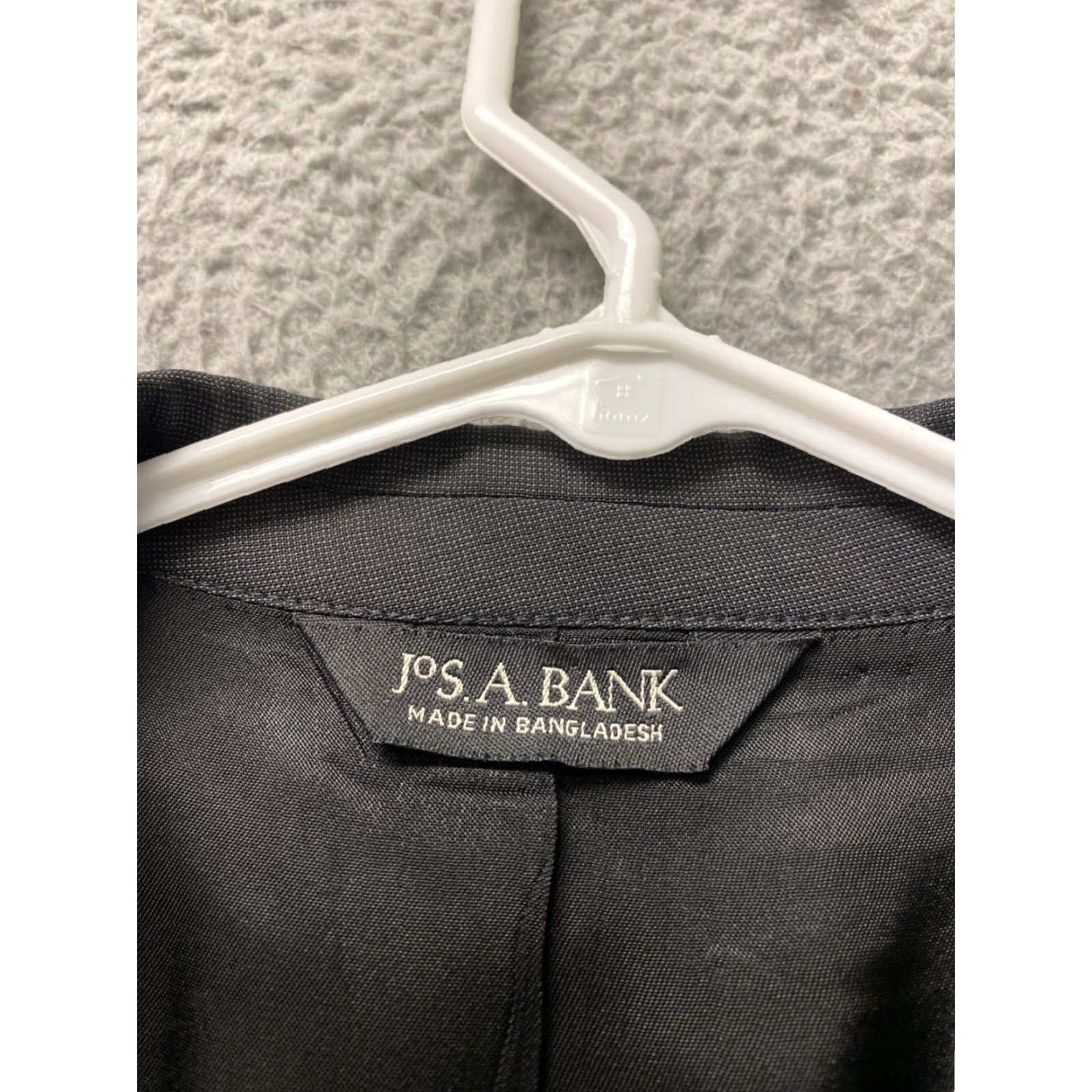 Jos. A. Bank JoS A Bank mens blazer sport coat 2btn gray Regular fit jacket sz 42R 76-67 Size 42R - 2 Thumbnail