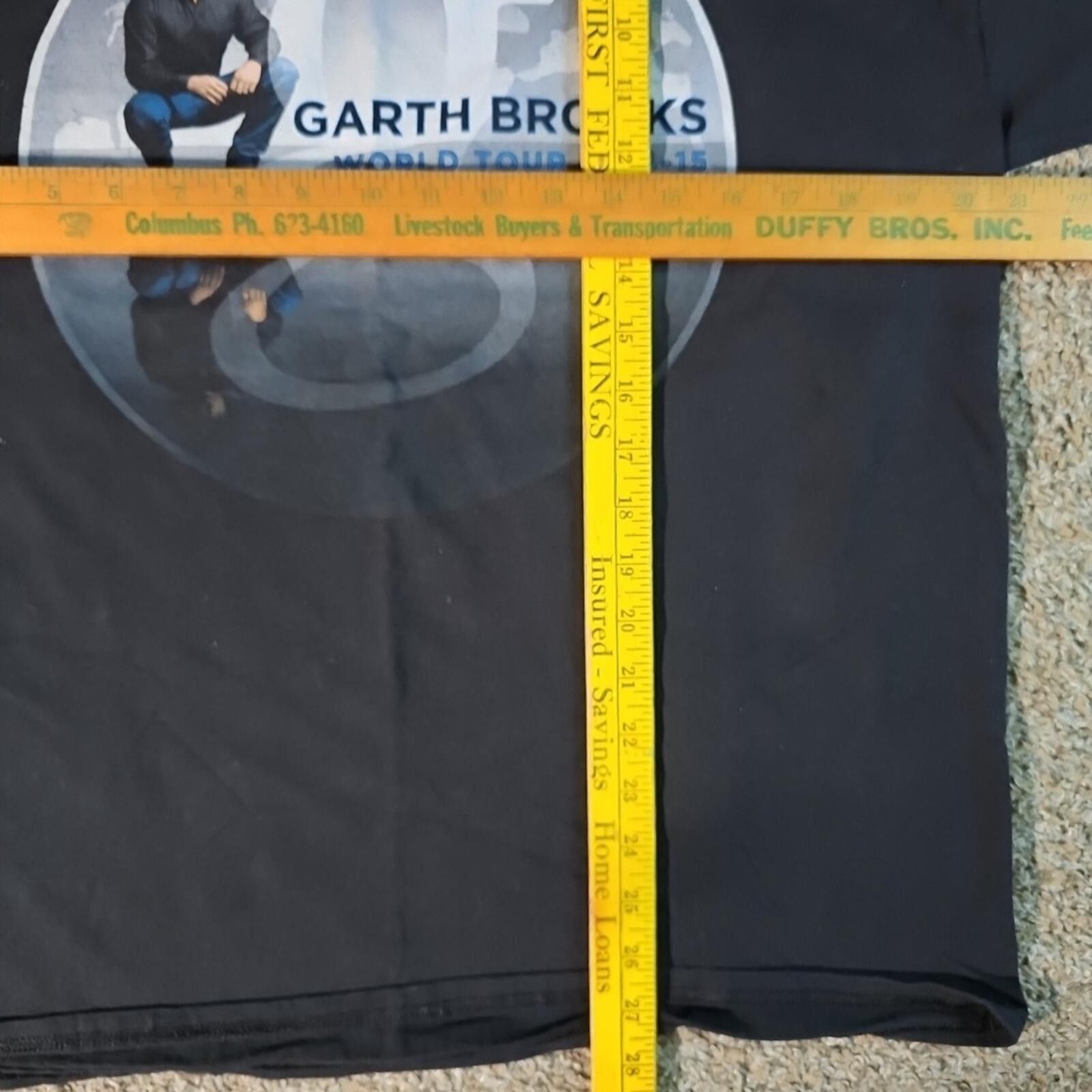 Tornado Mart Garth Brooks World Tour 2014-2015 Tshirt Hanes Beefy L Size US L / EU 52-54 / 3 - 4 Thumbnail