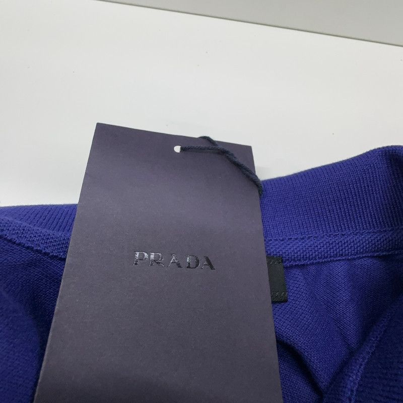 Prada Prada Striped Logo Short Sleeve Polo-2506 Size US M / EU 48-50 / 2 - 7 Thumbnail
