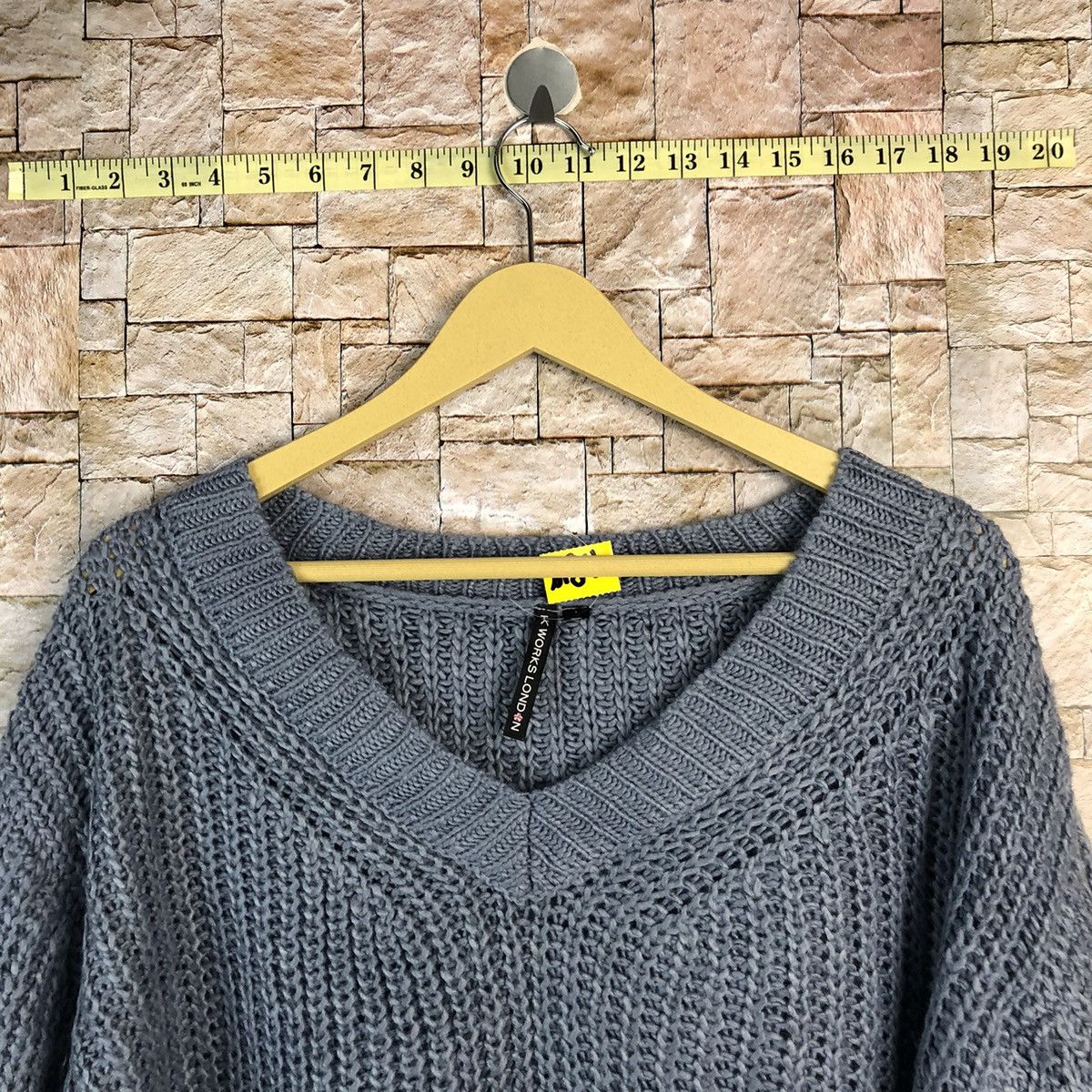 Japanese Brand Hk Works London Blue Knitwear #A818 Size US L / EU 52-54 / 3 - 4 Thumbnail